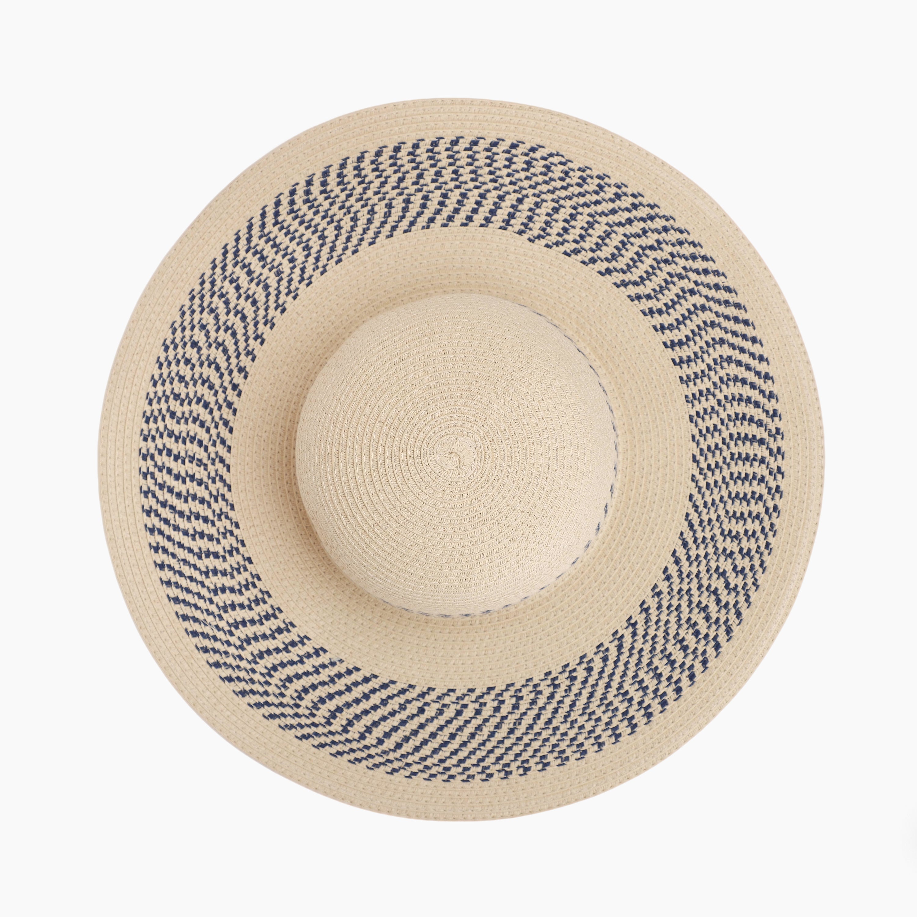 Women’s Paper Straw Sun Hat with Wide Brim and UPF 50+ Sun Protection