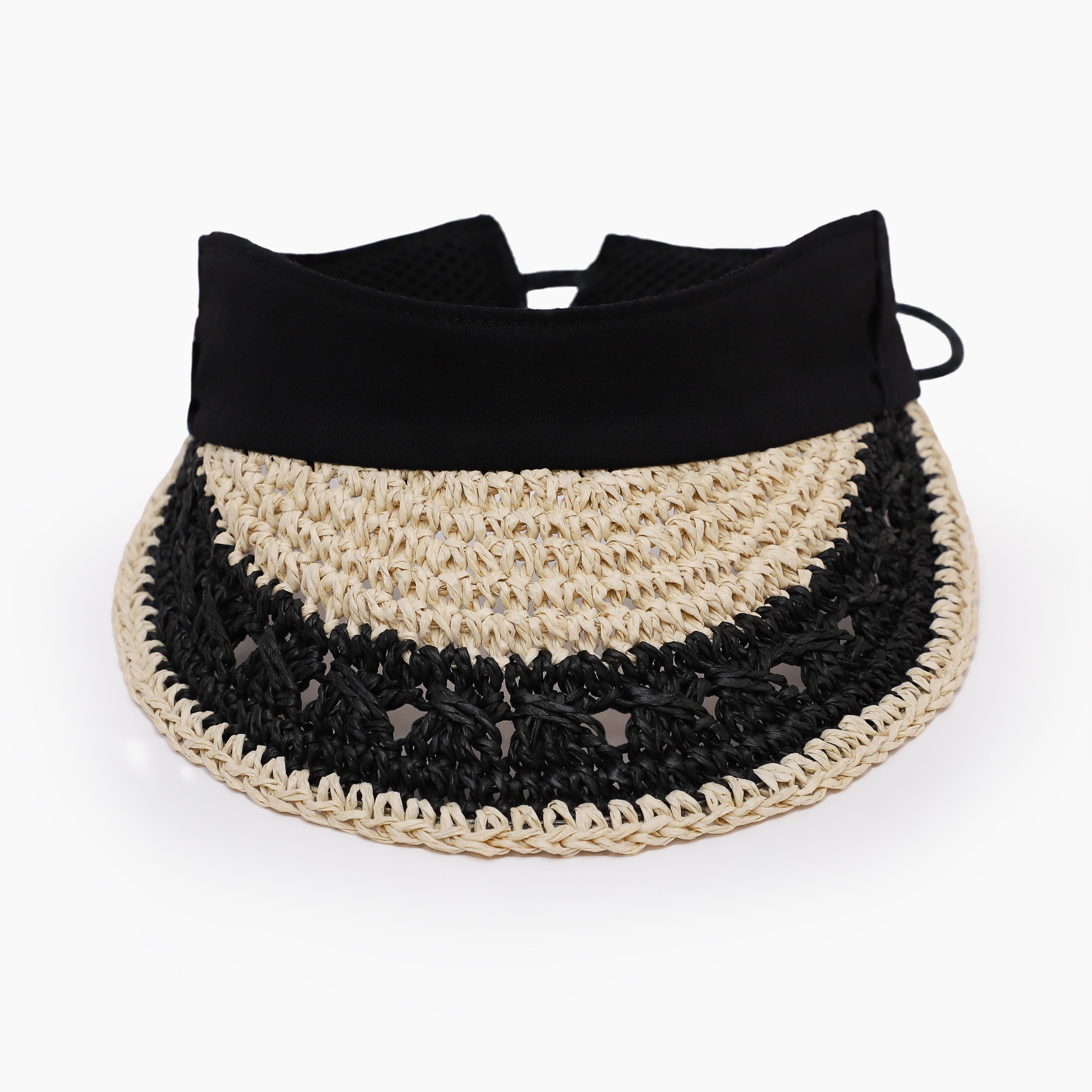 Women’s Paper Straw Sun Hat with Wide Brim and UPF 50+ Sun Protection