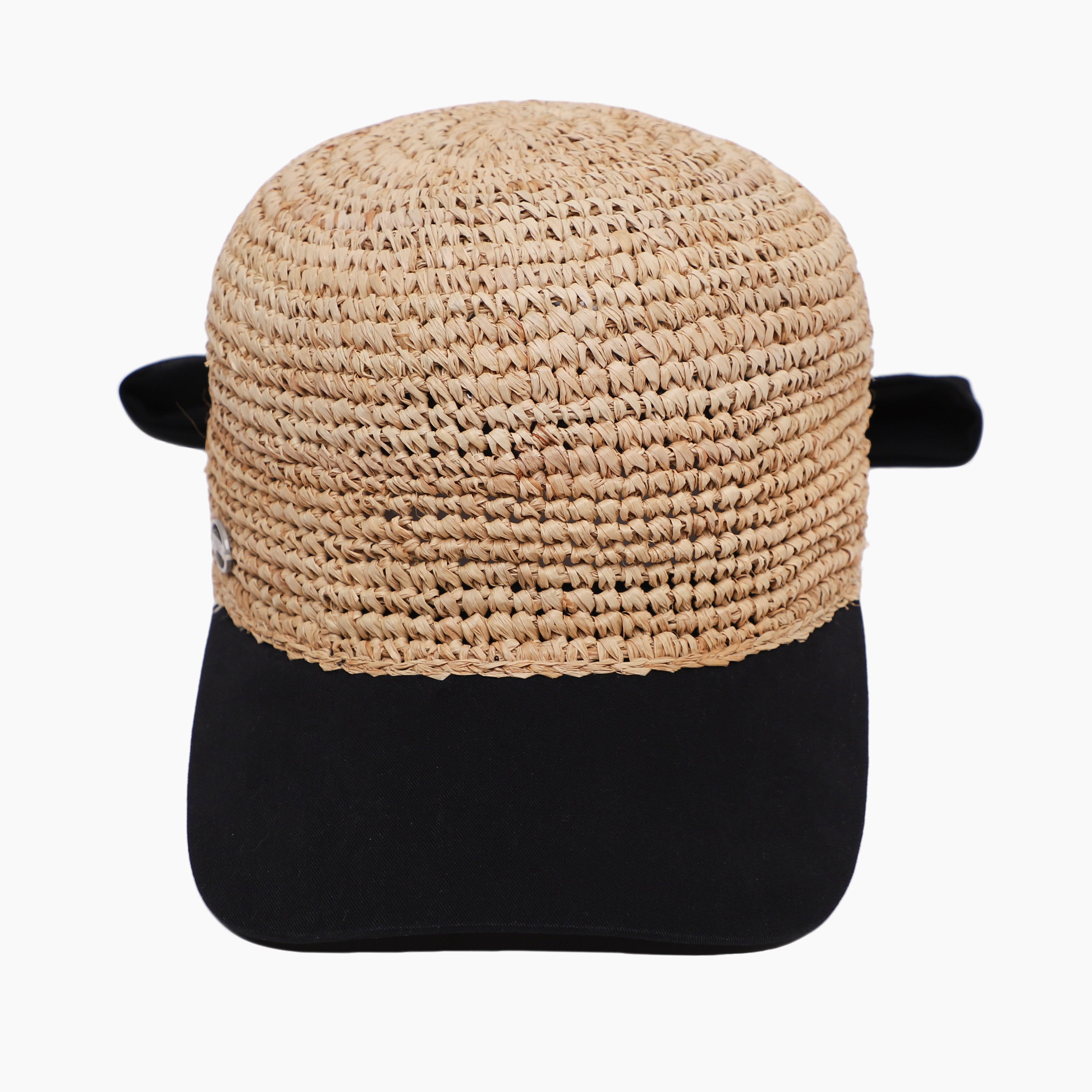 Women’s Paper Straw Sun Hat with Wide Brim and UPF 50+ Sun Protection