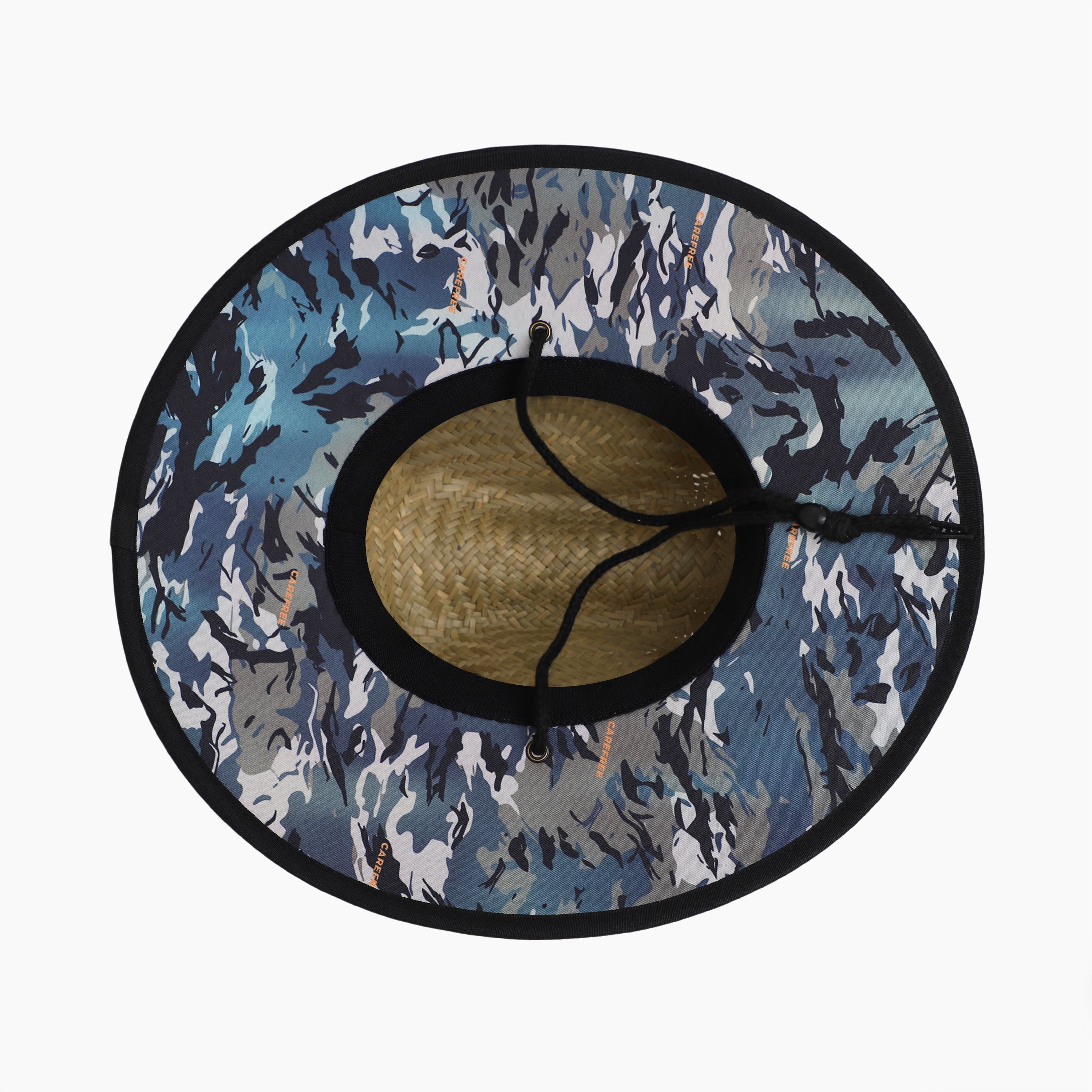 Unisex Straw Fedora Hat with Wide Brim and UPF 50+ Sun Protection