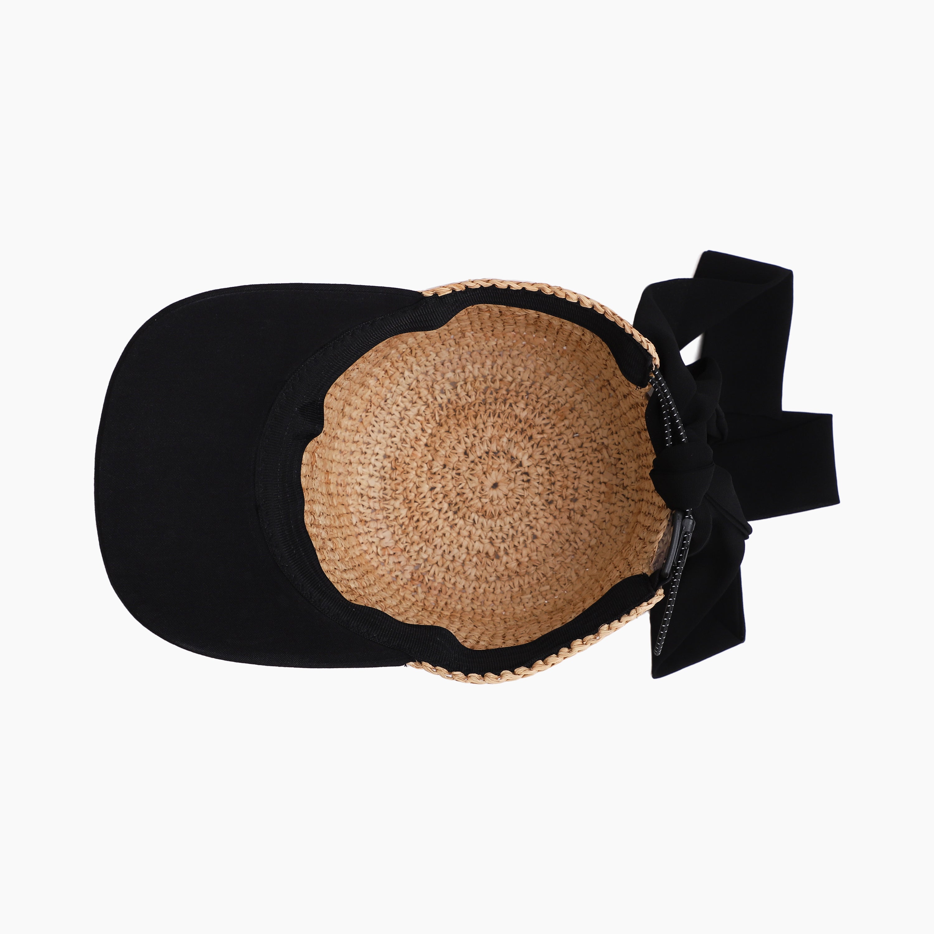 Women’s Paper Straw Sun Hat with Wide Brim and UPF 50+ Sun Protection