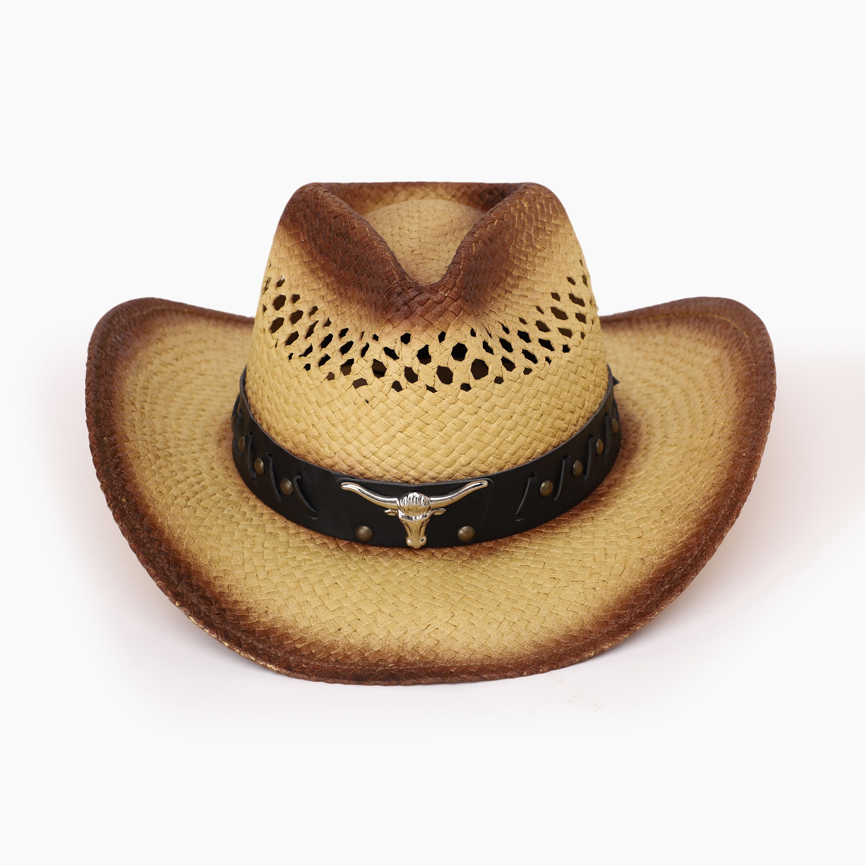 Unisex Paper Straw Fedora Hat with Wide Brim and UPF 50+ Sun Protection