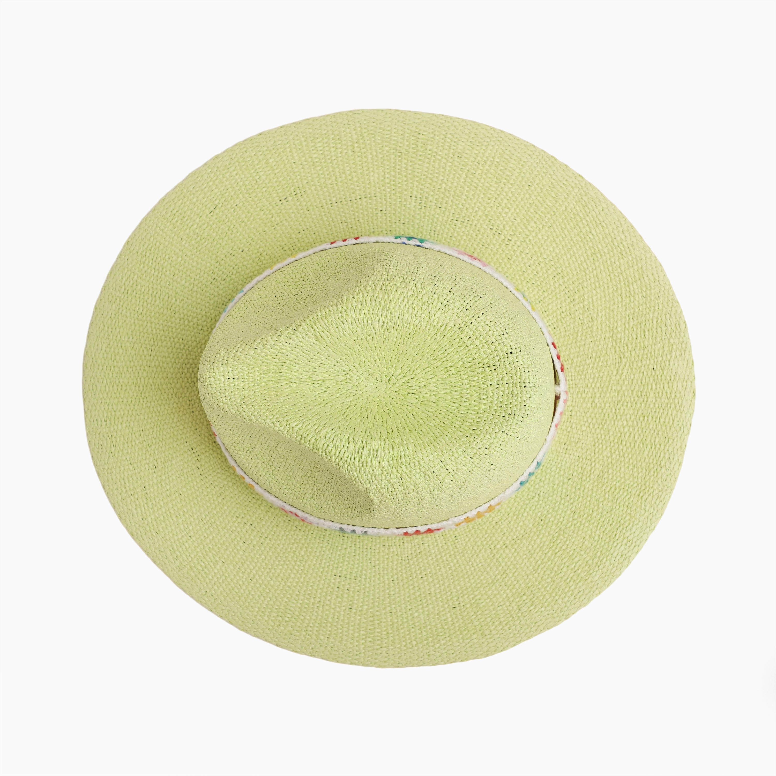 Women’s Paper Straw Fedora Hat with Wide Brim and UPF 50+ Sun Protection