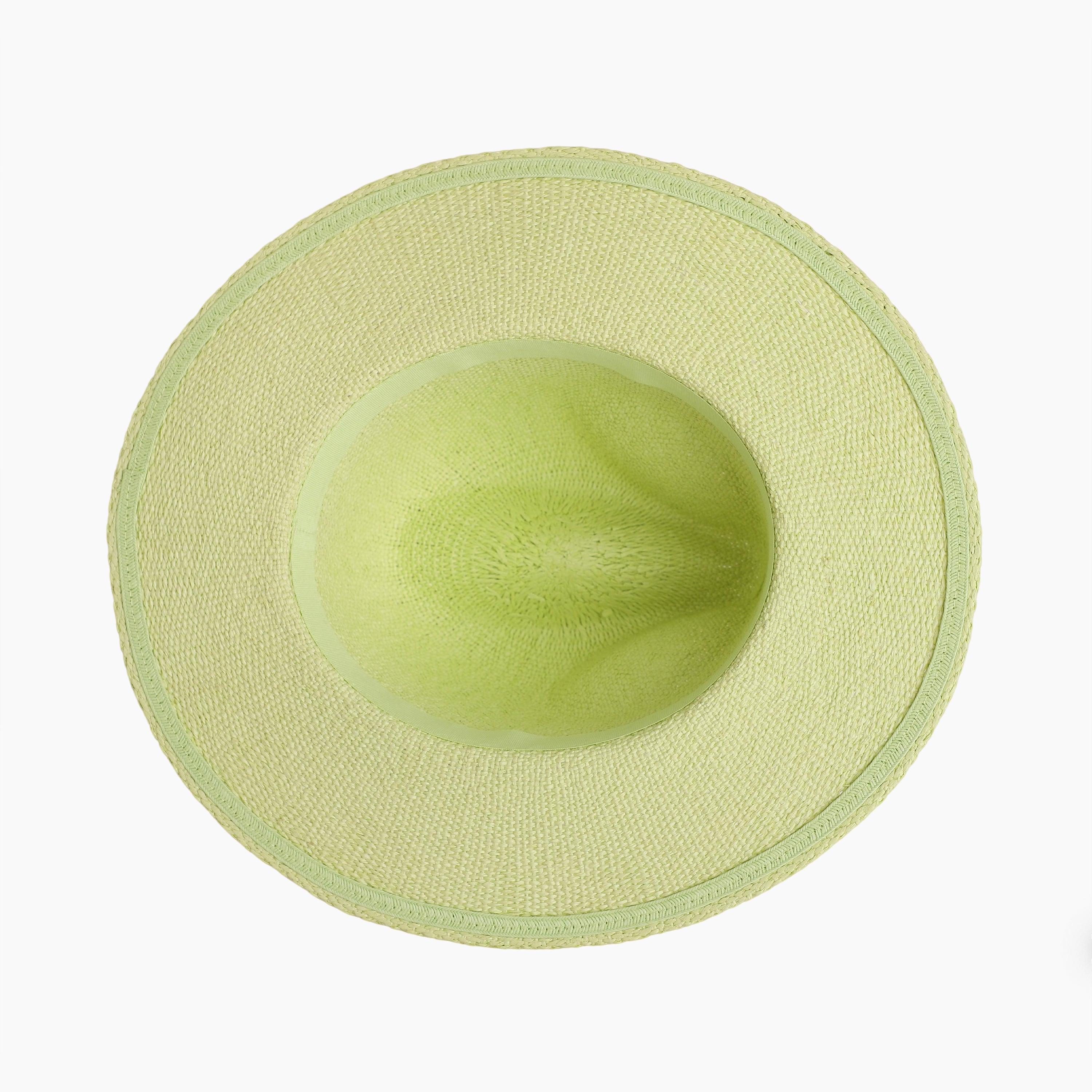 Women’s Paper Straw Fedora Hat with Wide Brim and UPF 50+ Sun Protection