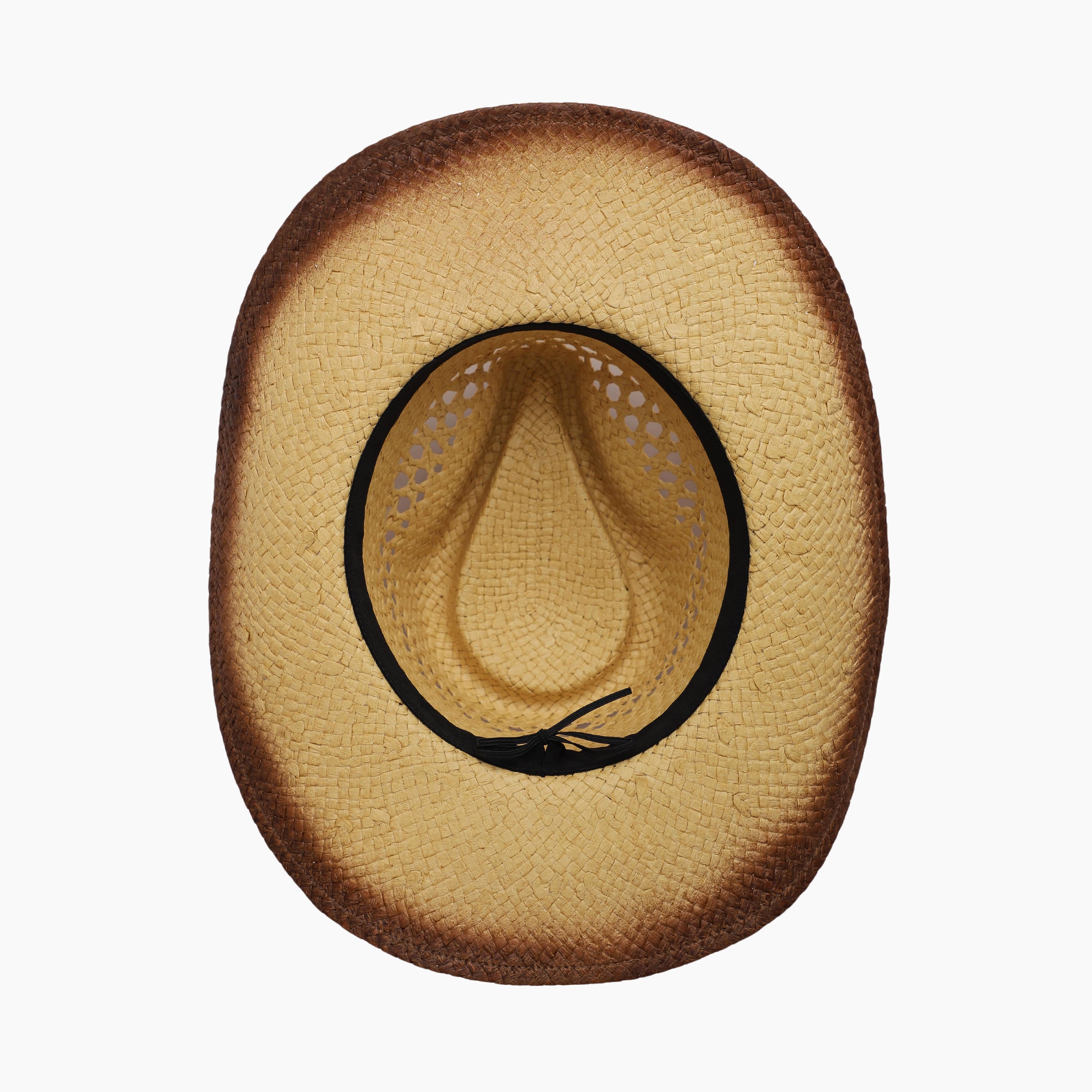 Unisex Paper Straw Fedora Hat with Wide Brim and UPF 50+ Sun Protection