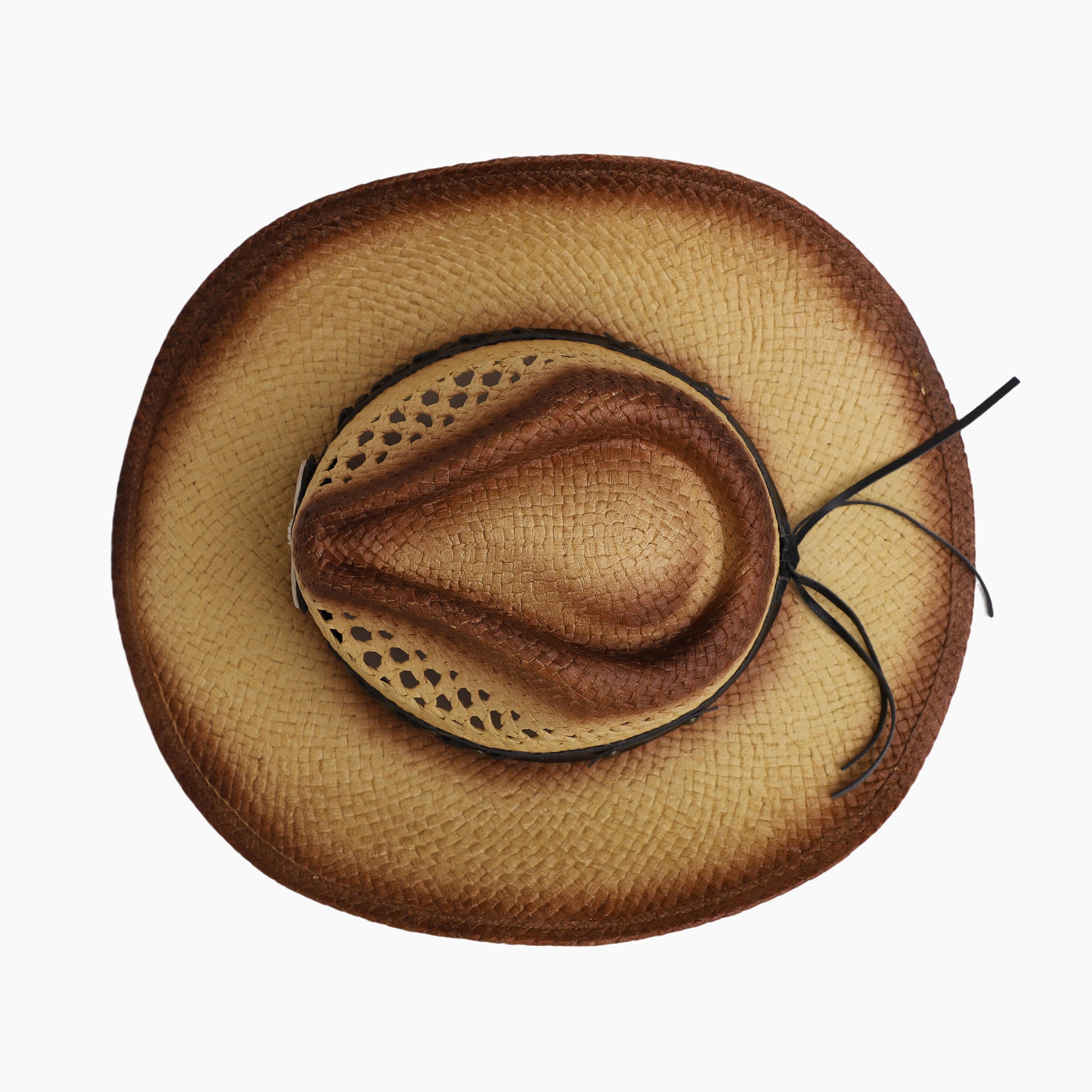 Unisex Paper Straw Fedora Hat with Wide Brim and UPF 50+ Sun Protection