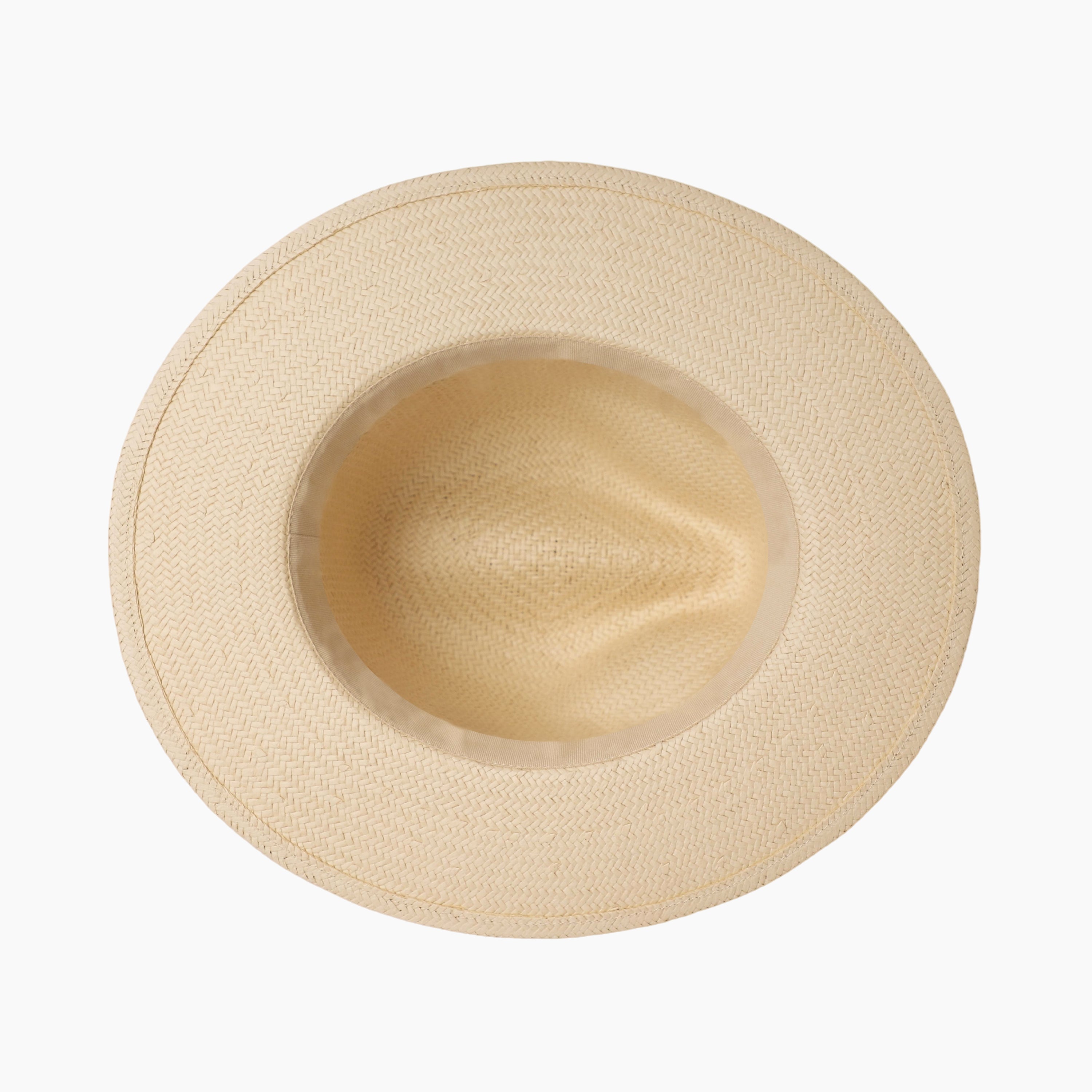 Women’s Paper Braid Fedora Hat with Wide Brim and UPF 50+ Sun Protection