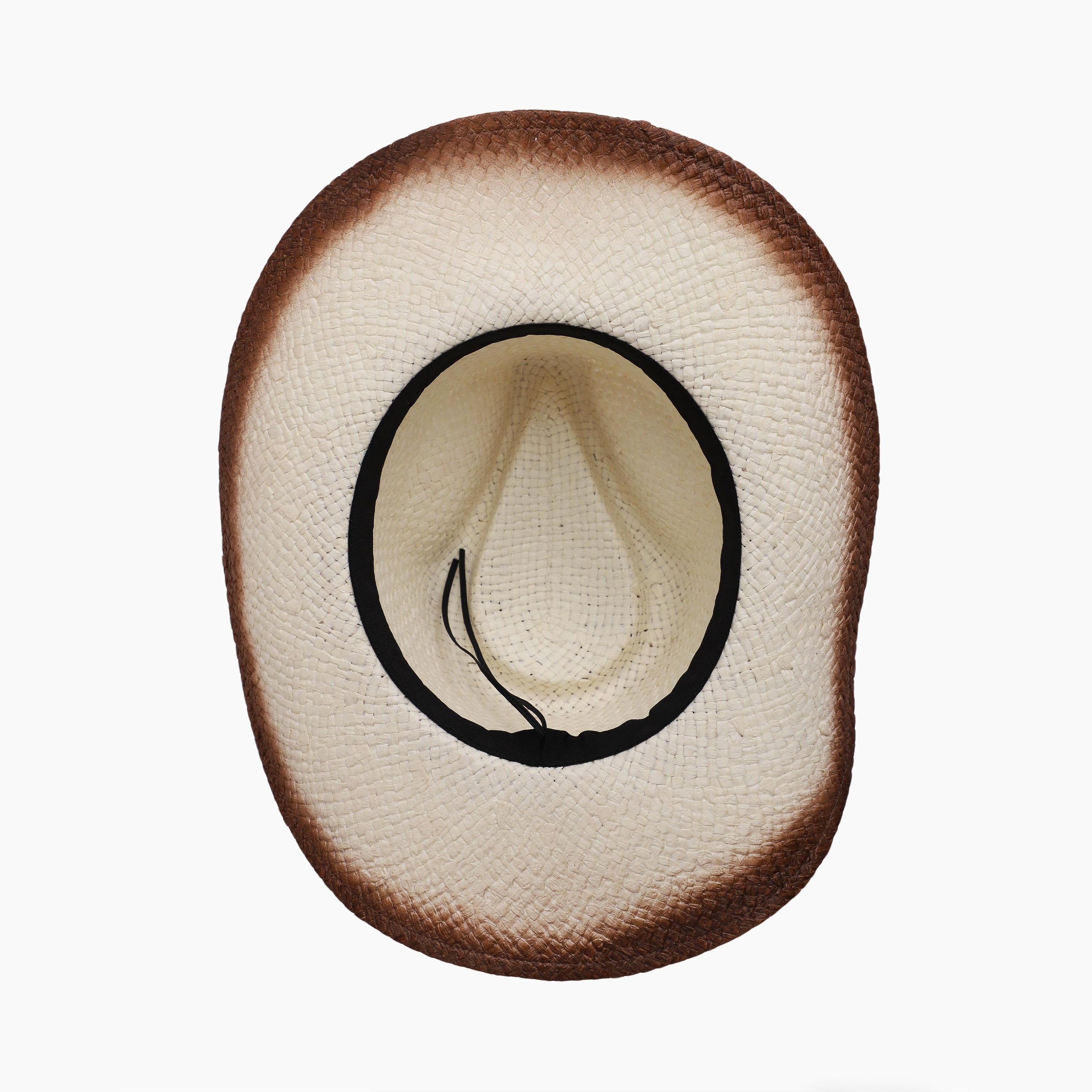 Unisex Paper Straw Fedora Hat with Wide Brim and UPF 50+ Sun Protection