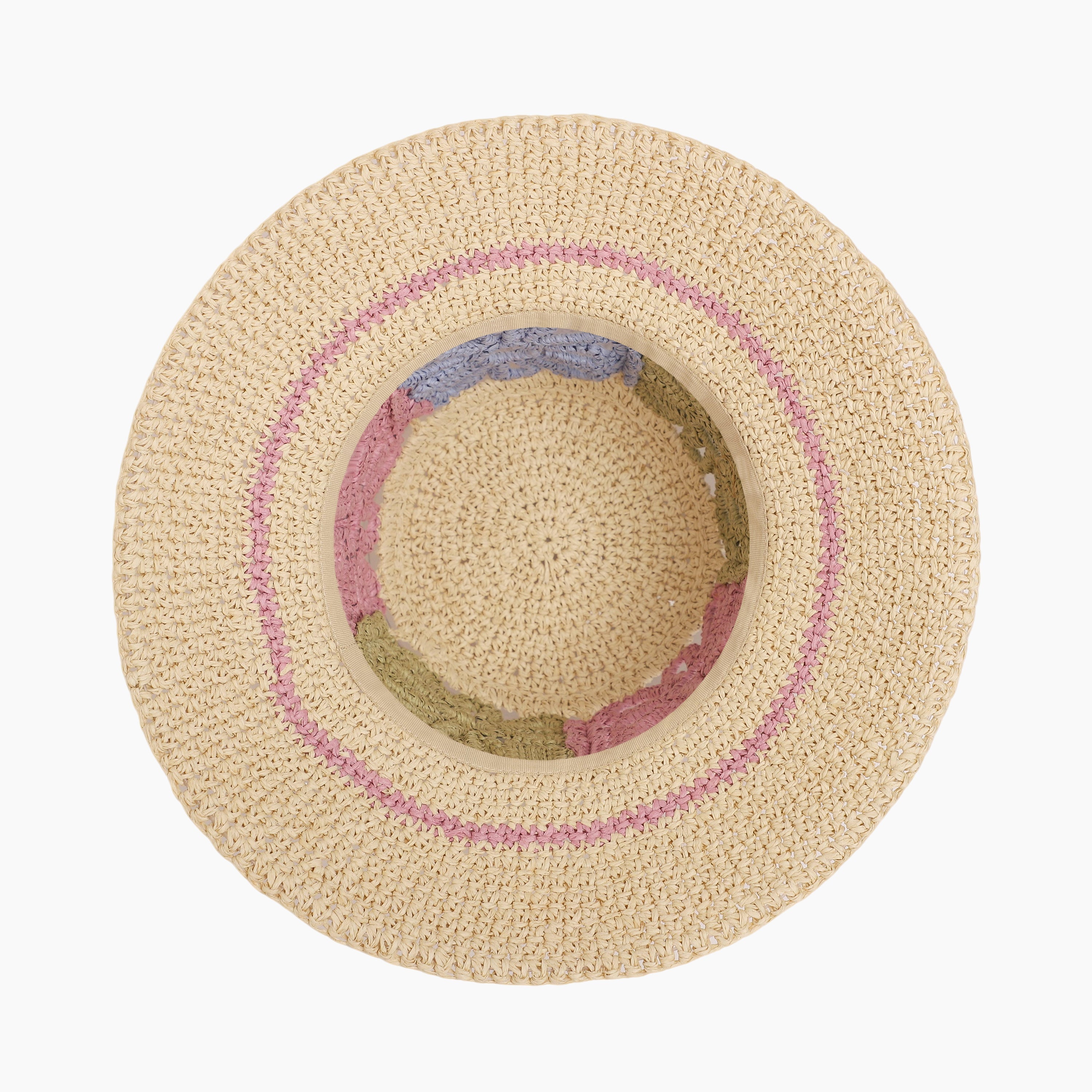 Wholesale Women's Paper Straw Bucket Hat with Wide Brim and UPF 50+ Sun Protection