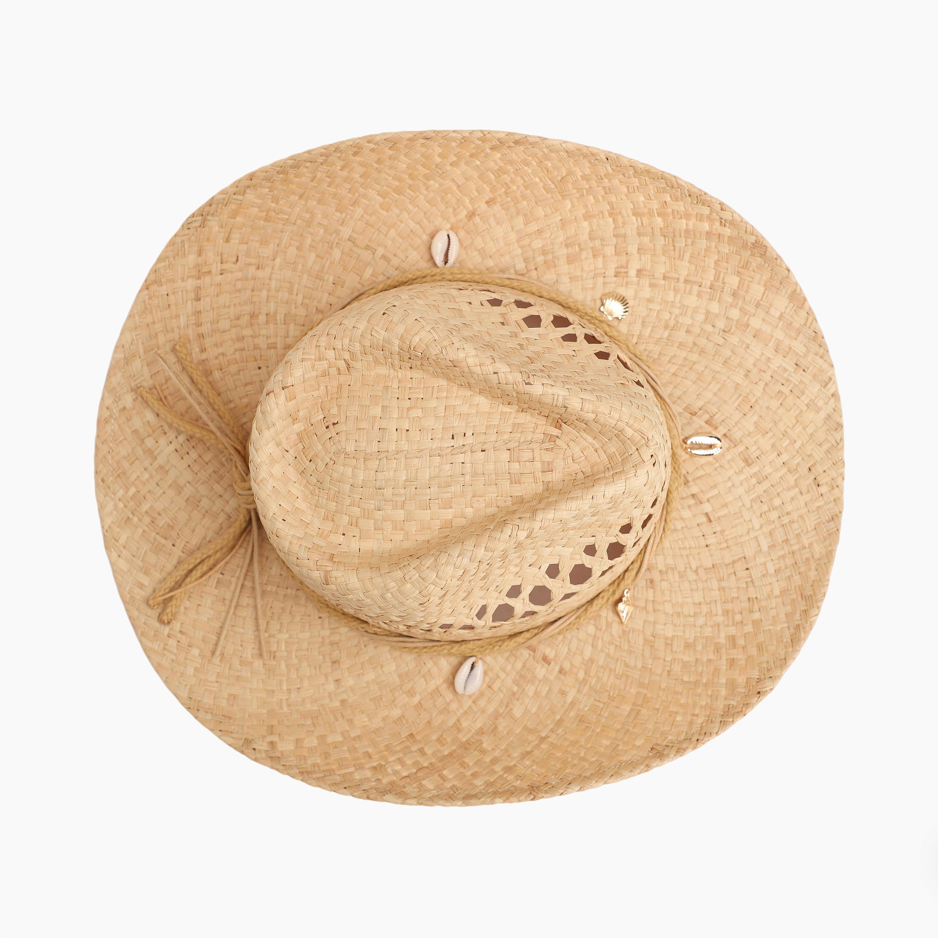 Unisex Raffia Fedora Hat with Wide Brim and UPF 50+ Sun Protection