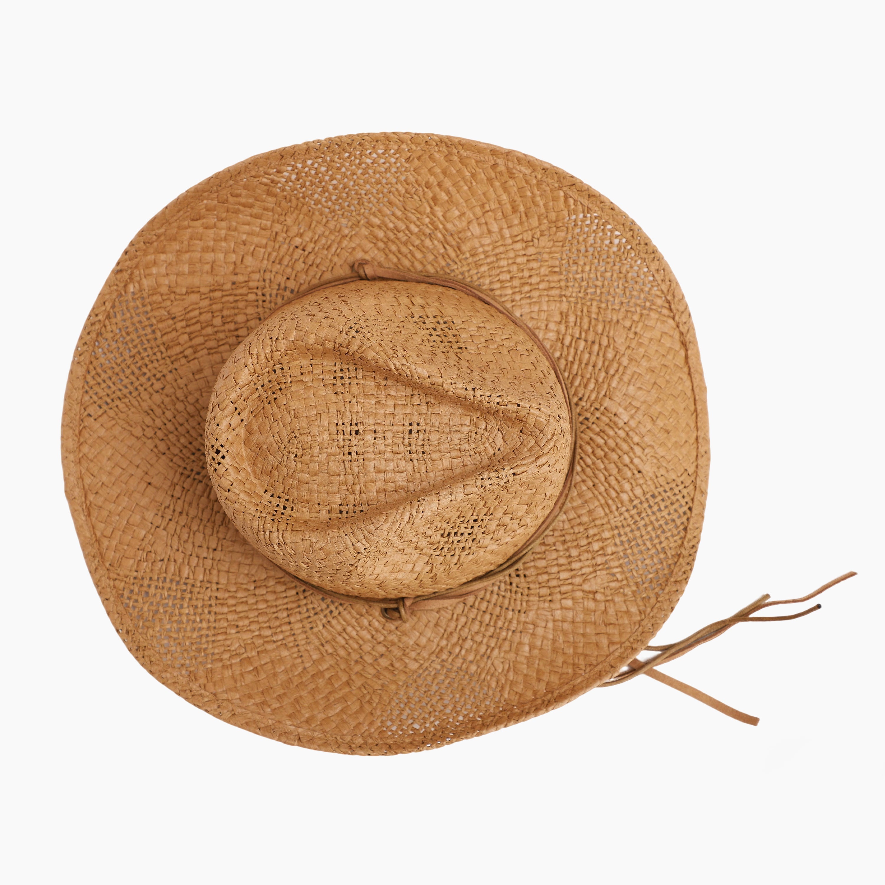 Unisex Paper Straw Fedora Hat with Wide Brim and UPF 50+ Sun Protection