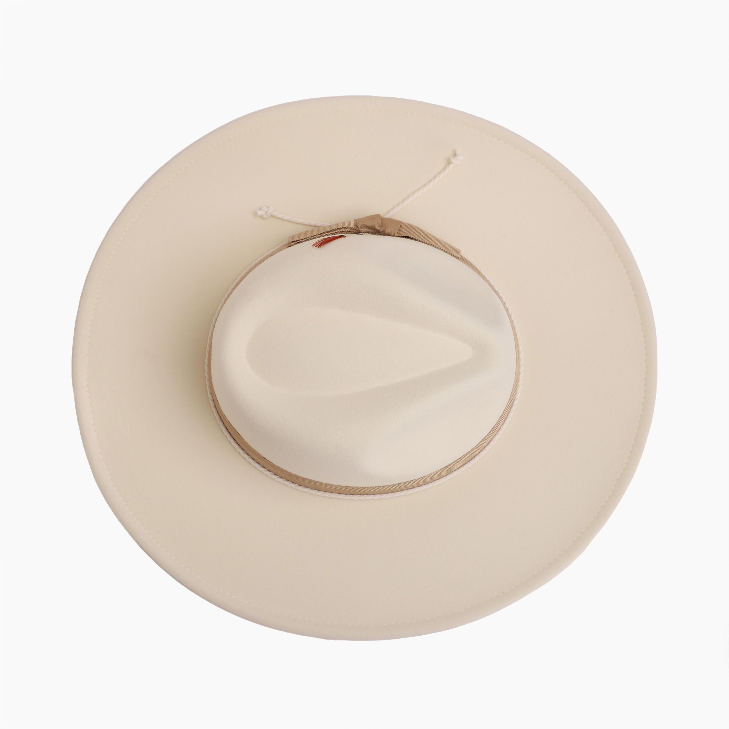 Unisex Polyester Fedora Hat with Wide Brim and UPF 50+ Sun Protection