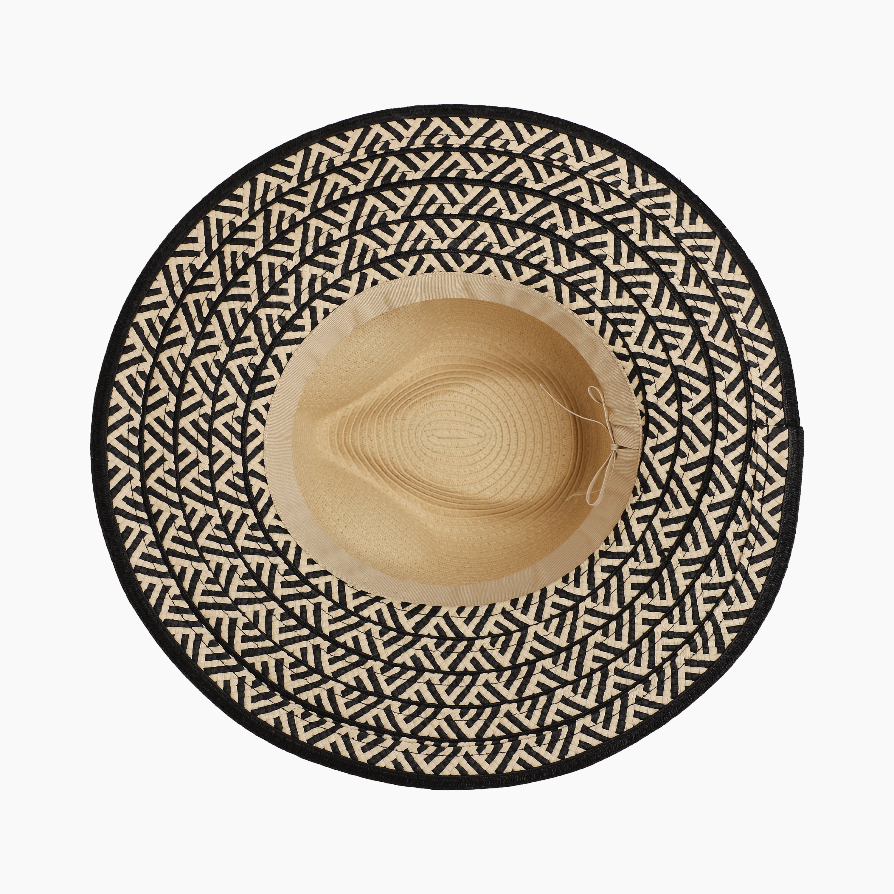 Unisex Paper Straw Fedora Hat with Wide Brim and UPF 50+ Sun Protection