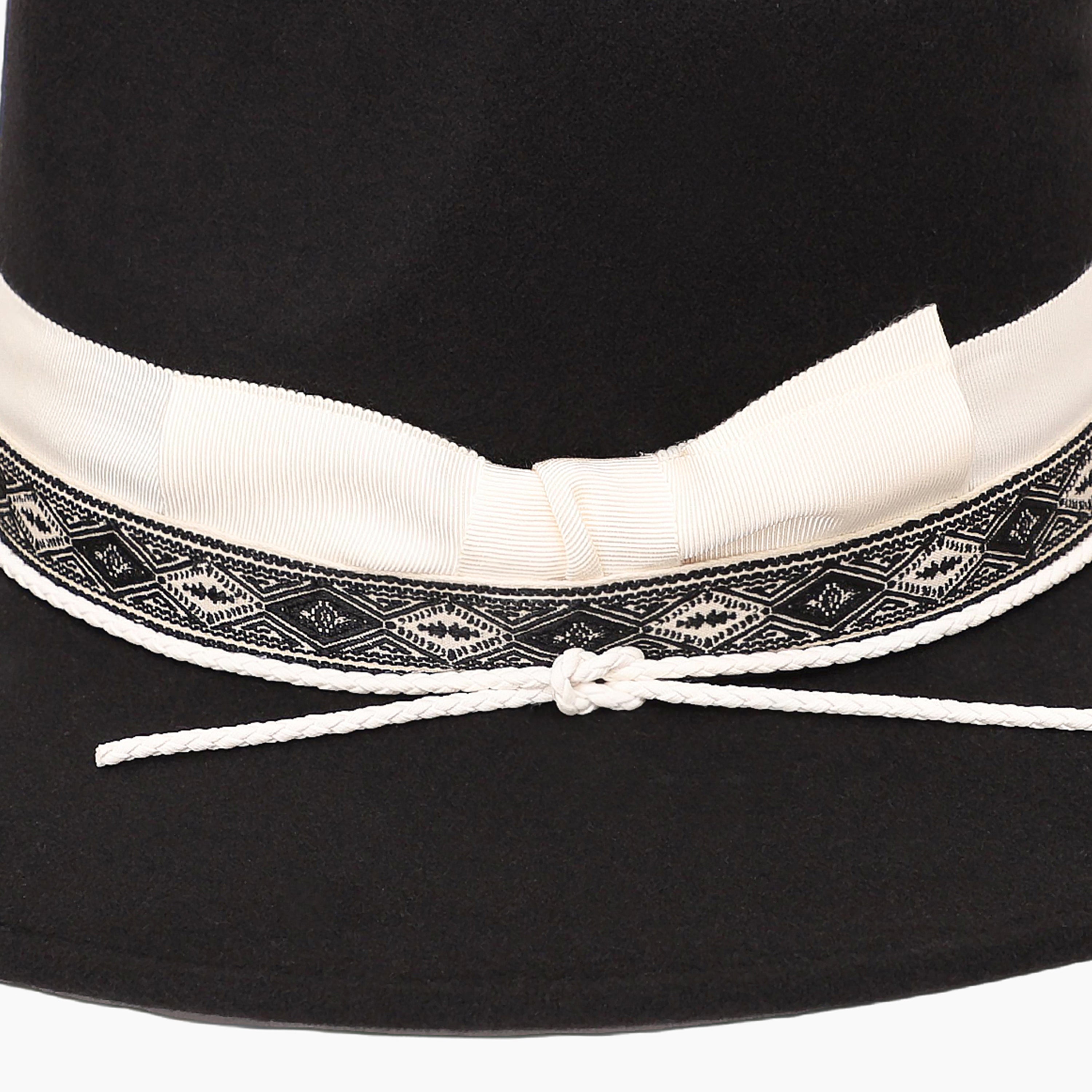 Unisex Polyester Fedora Hat with Wide Brim and UPF 50+ Sun Protection