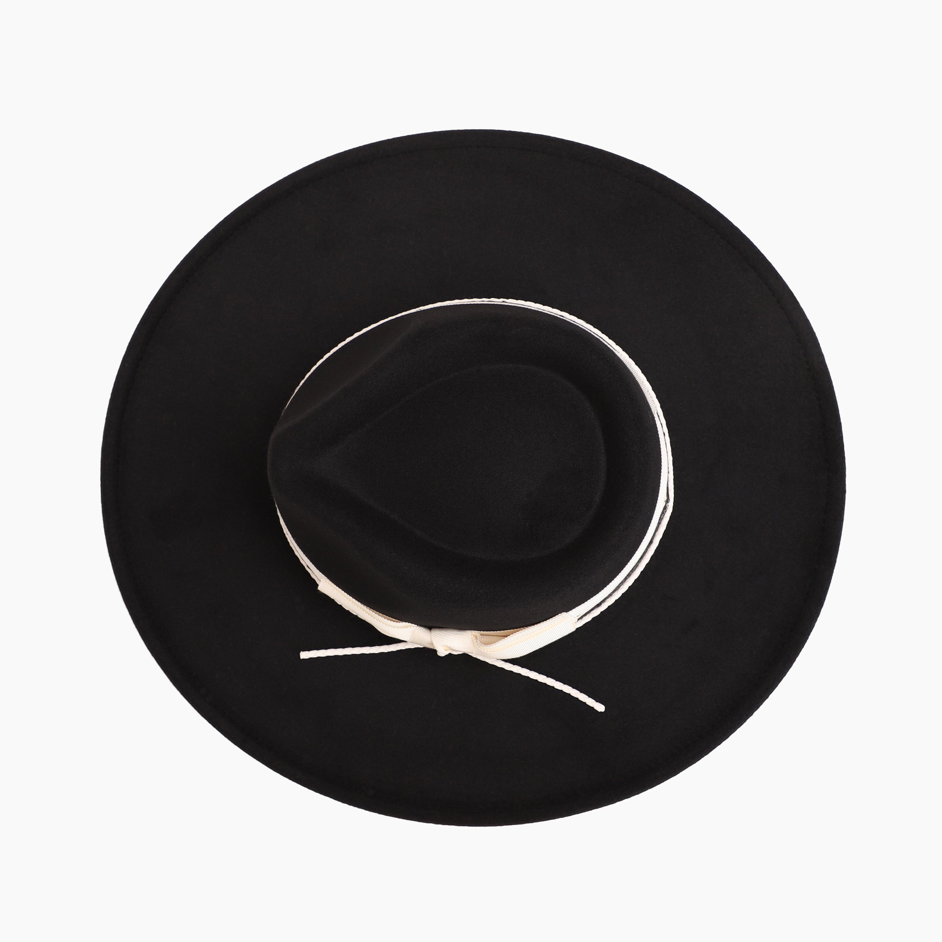 Unisex Polyester Fedora Hat with Wide Brim and UPF 50+ Sun Protection