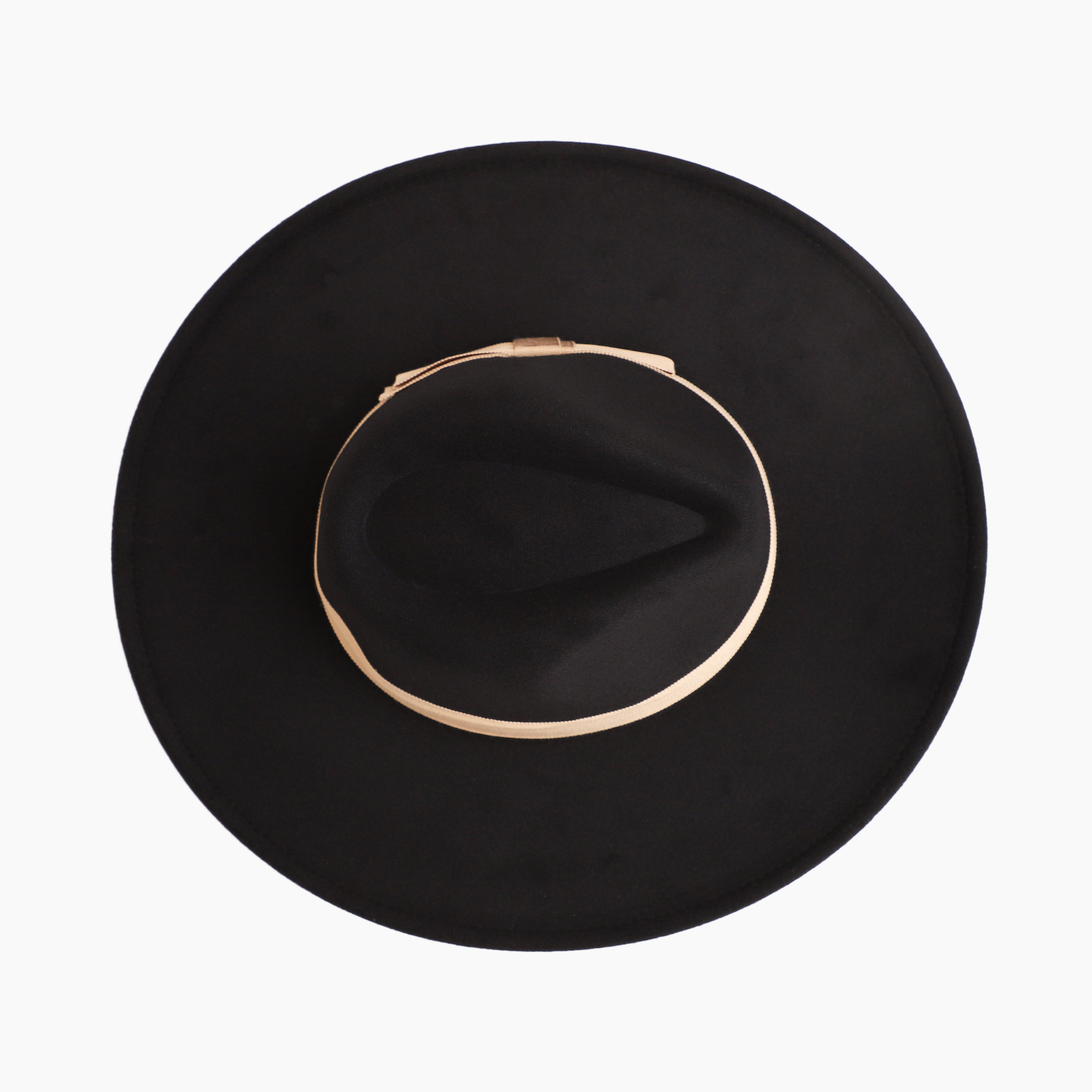 Unisex Polyester Fedora Hat with Wide Brim and UPF 50+ Sun Protection