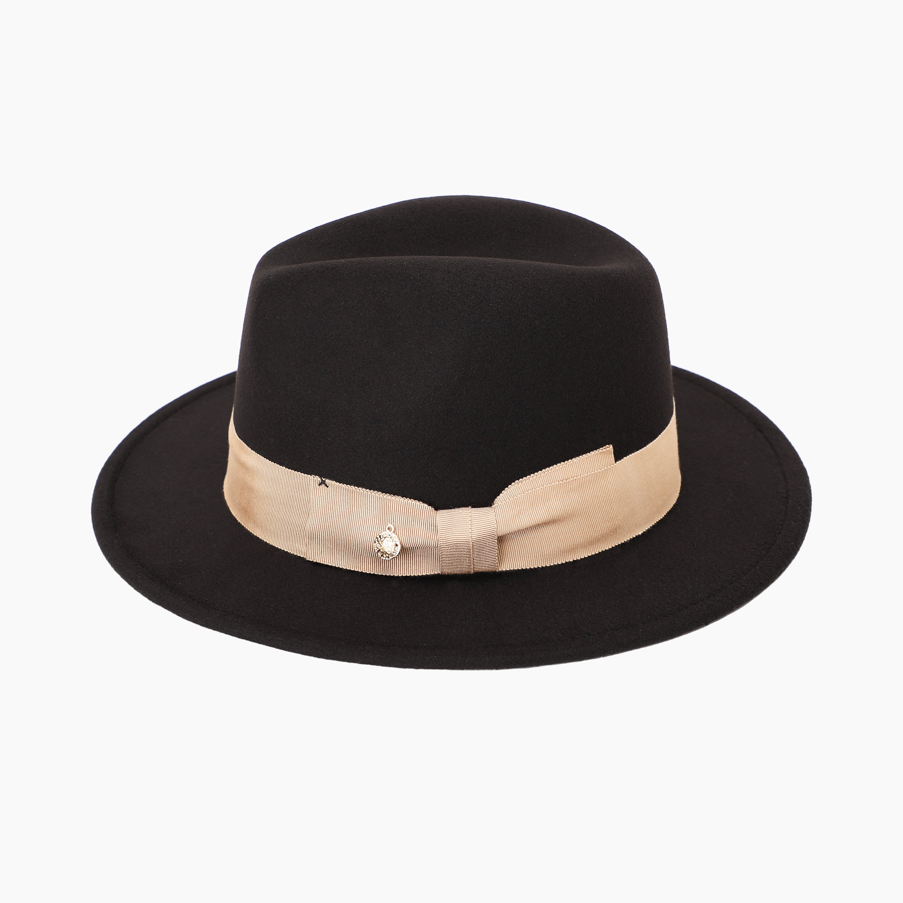 Unisex Polyester Fedora Hat with Wide Brim and UPF 50+ Sun Protection