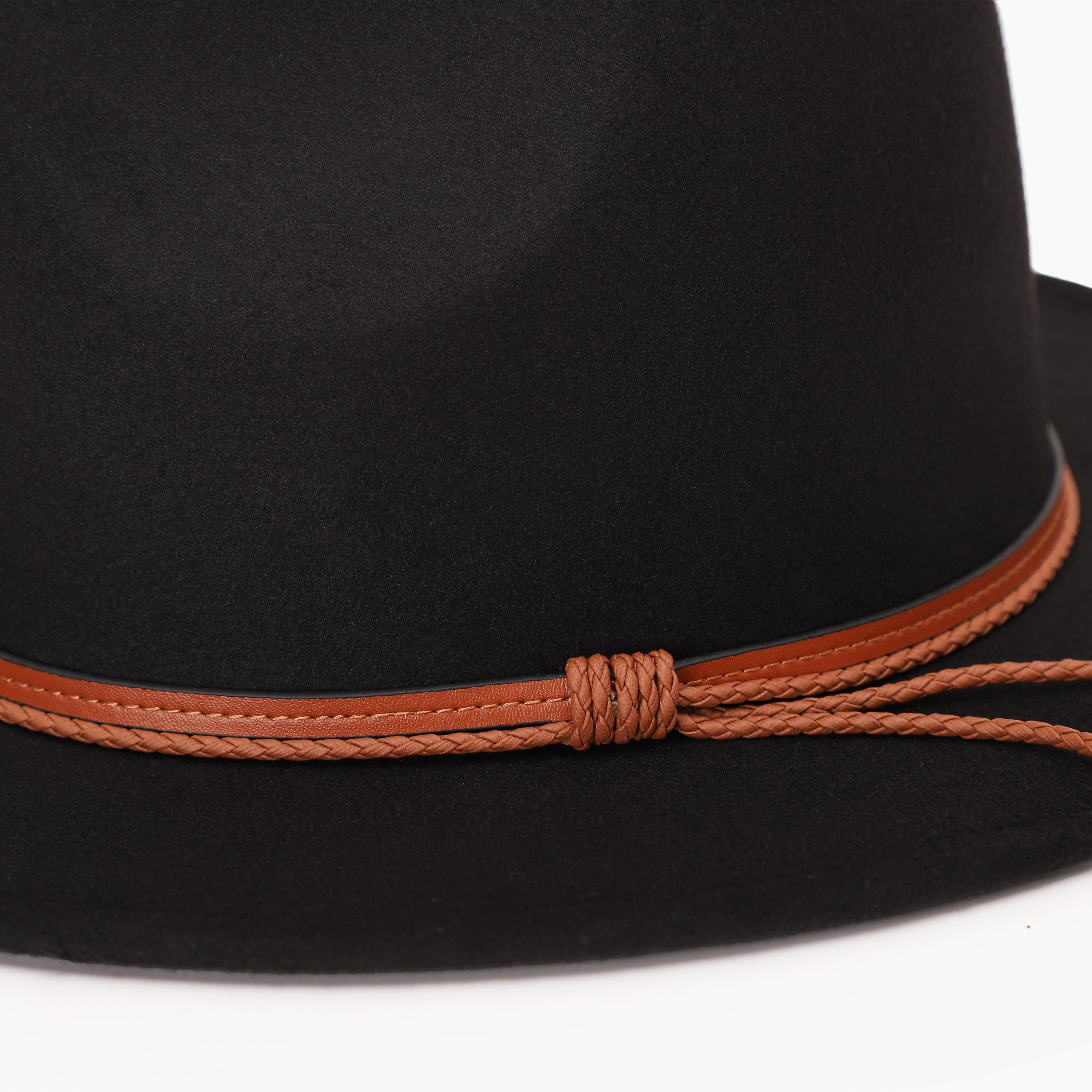 Wholesale Unisex Polyester Fedora Hat with  Flat Brim and UPF 50+ Sun Protection