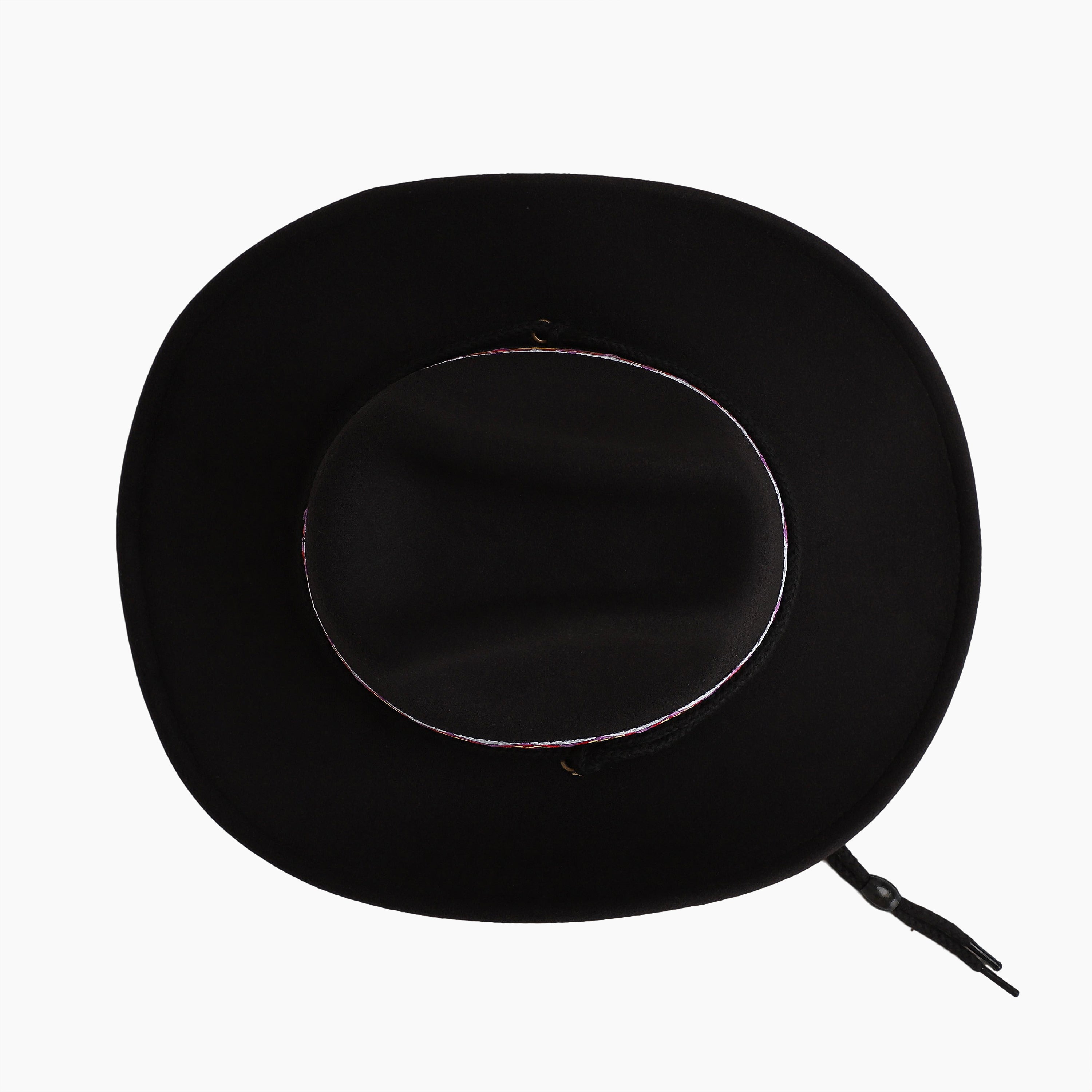 Unisex Polyester Fedora Hat with Wide Brim and UPF 50+ Sun Protection