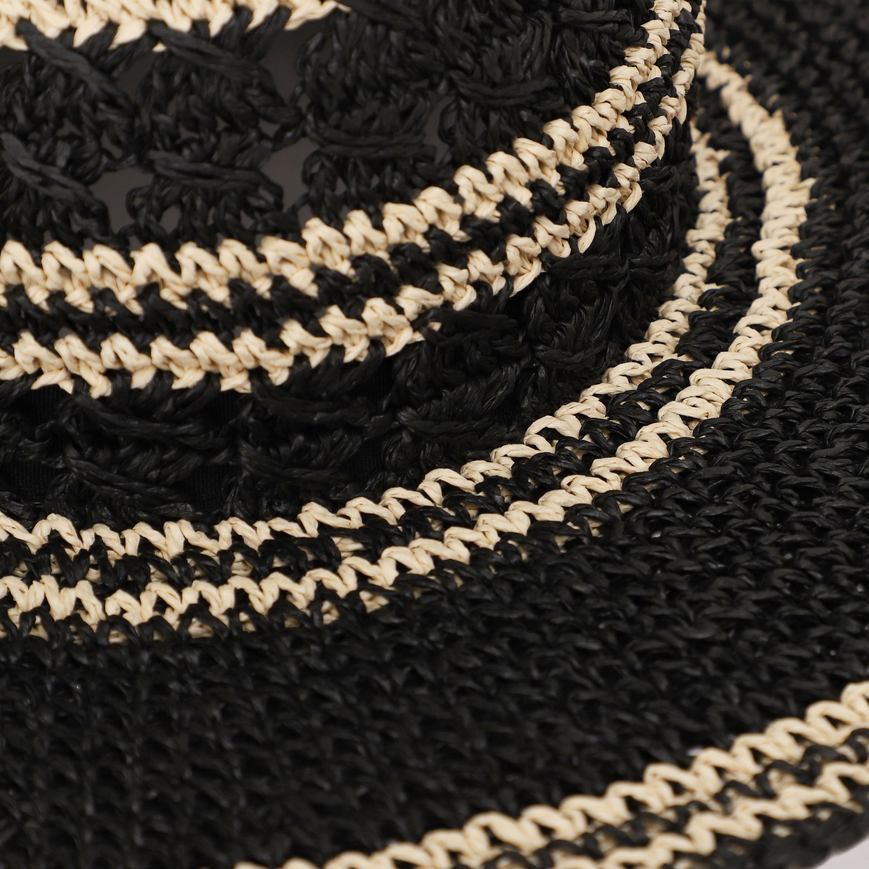 Women’s Paper Straw Sun Hat with Wide Brim and UPF 50+ Sun Protection