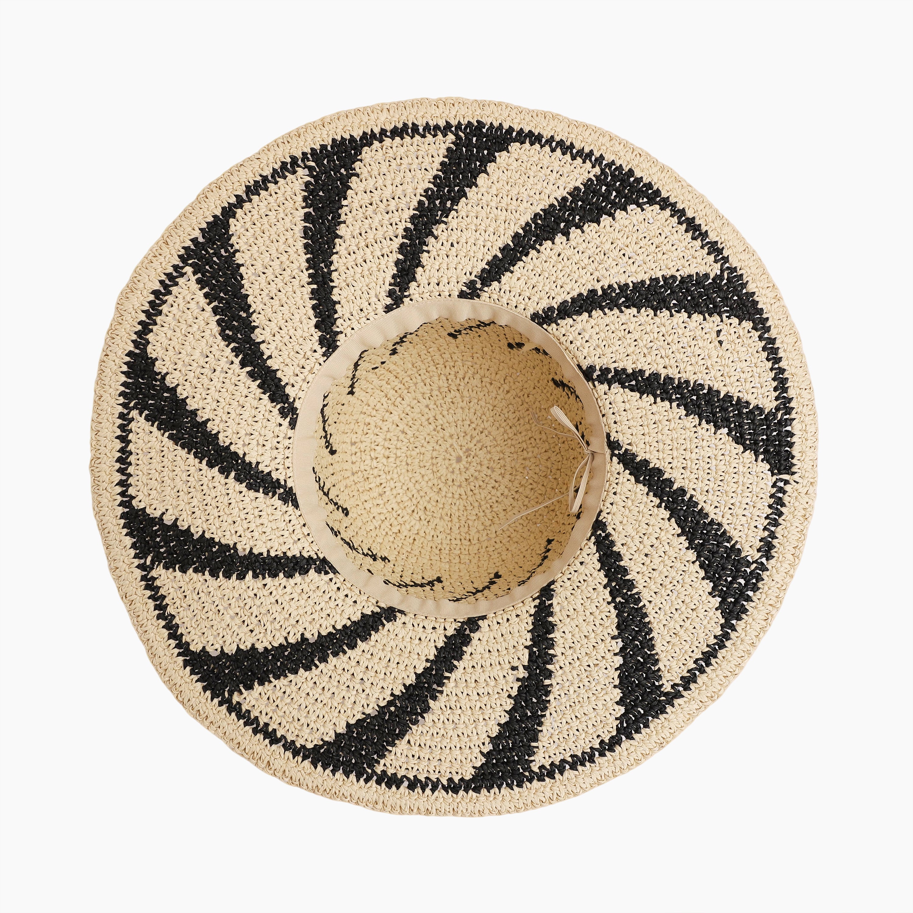 Women’s Paper Straw Sun Hat with Wide Brim and UPF 50+ Sun Protection