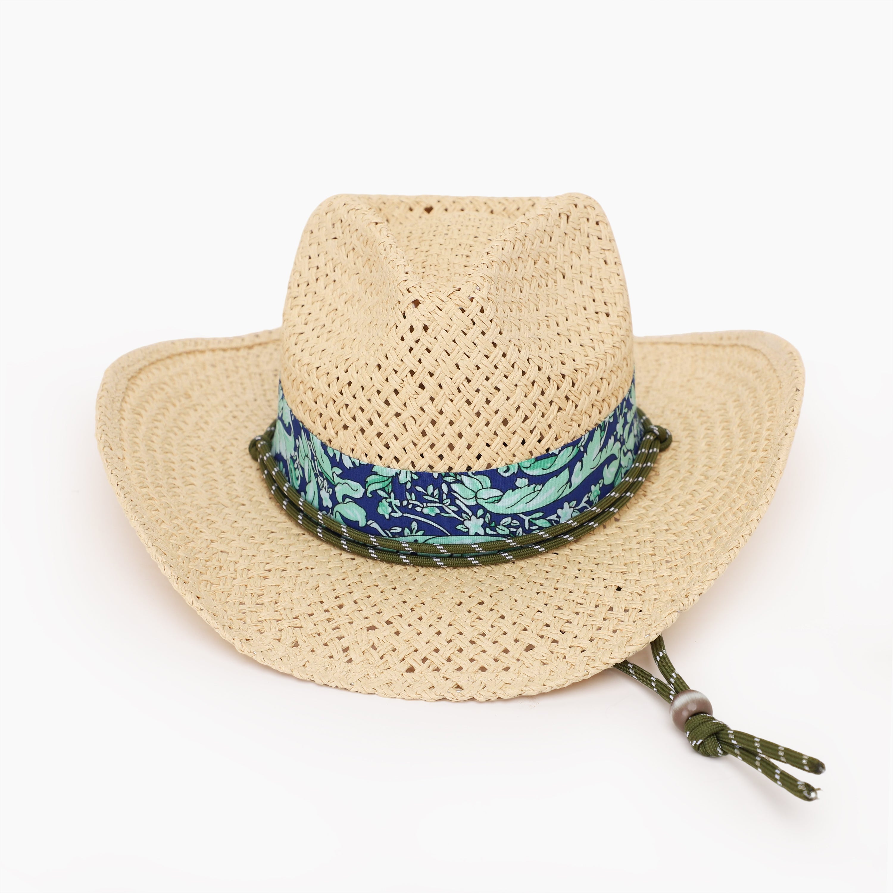 Unisex Paper Straw Fedora Hat with Wide Brim and UPF 50+ Sun Protection