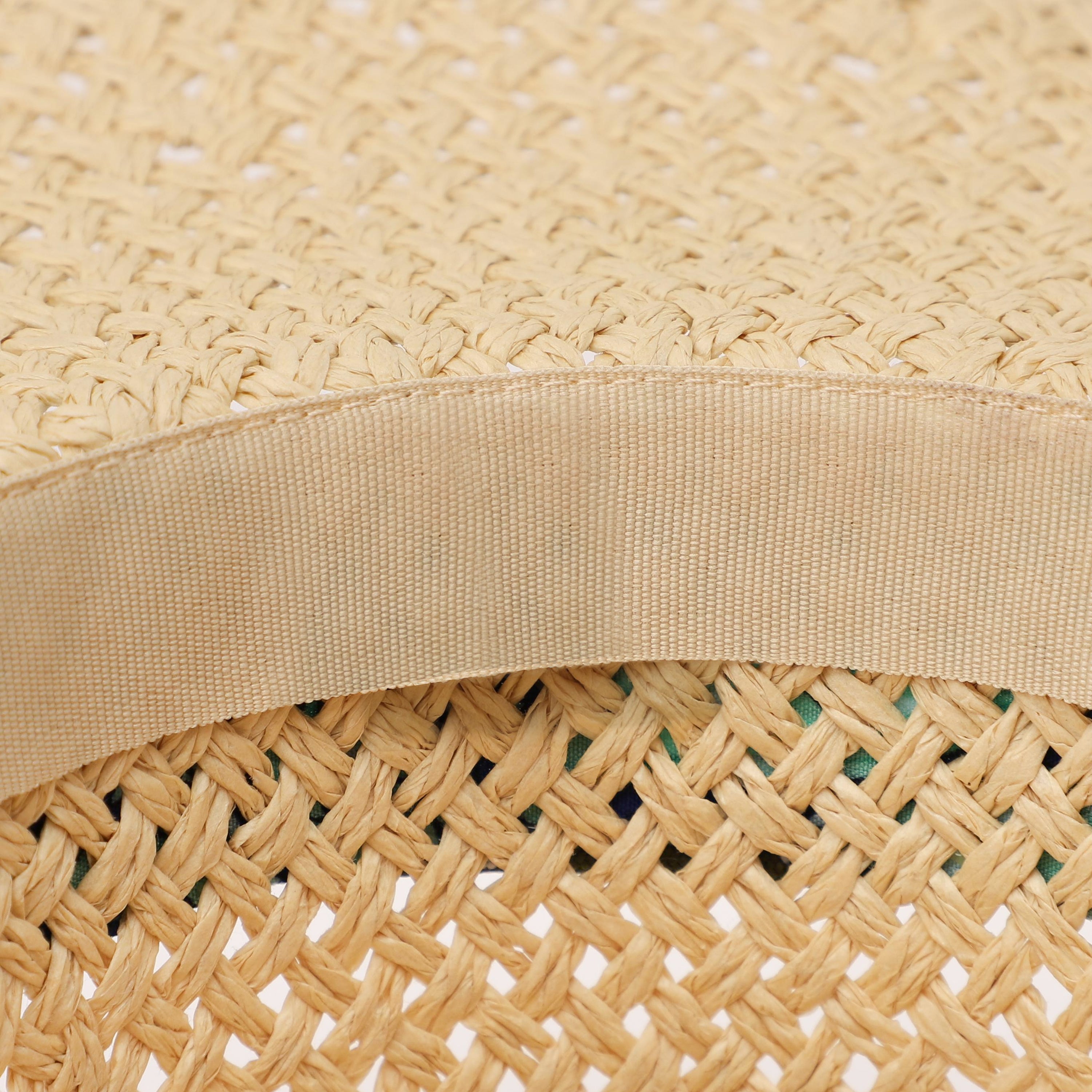 Unisex Paper Straw Fedora Hat with Wide Brim and UPF 50+ Sun Protection