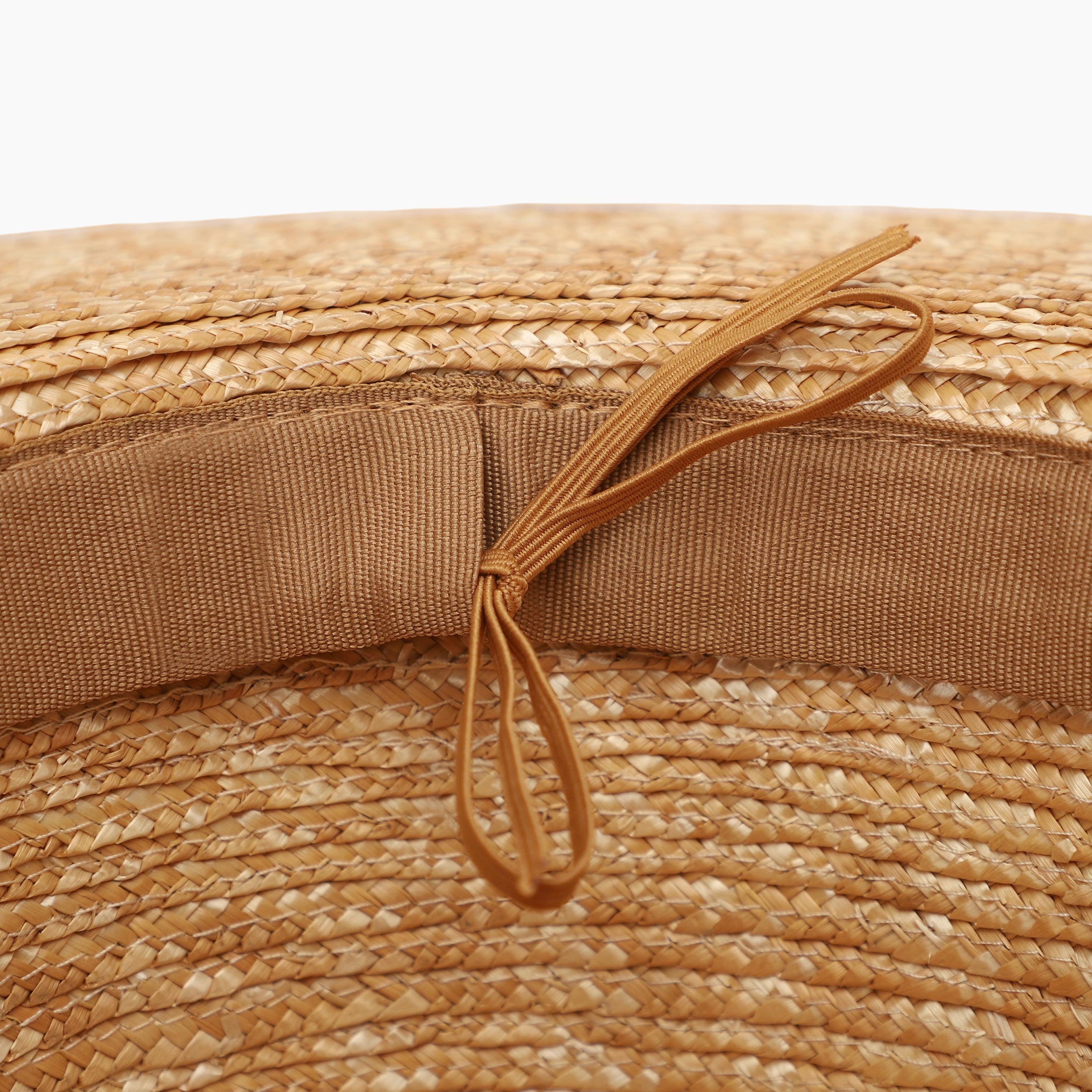 Unisex Wheat Straw Fedora Hat with Wide Brim and UPF 50+ Sun Protection