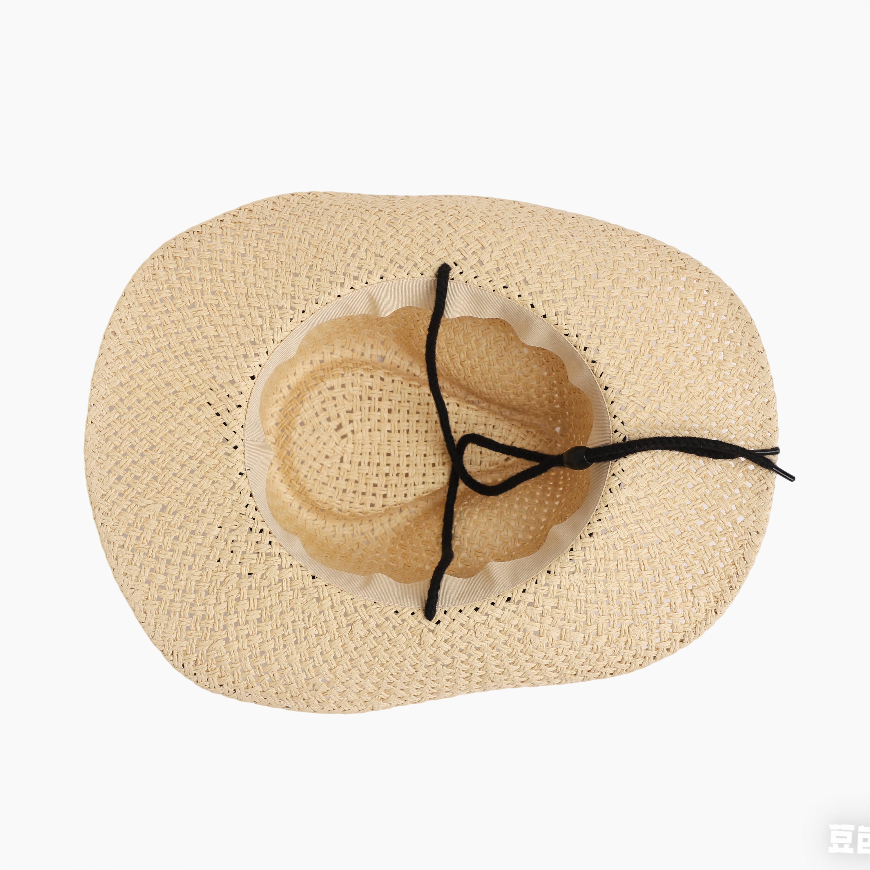 Unisex Paper Straw Fedora Hat with Wide Brim and UPF 50+ Sun Protection