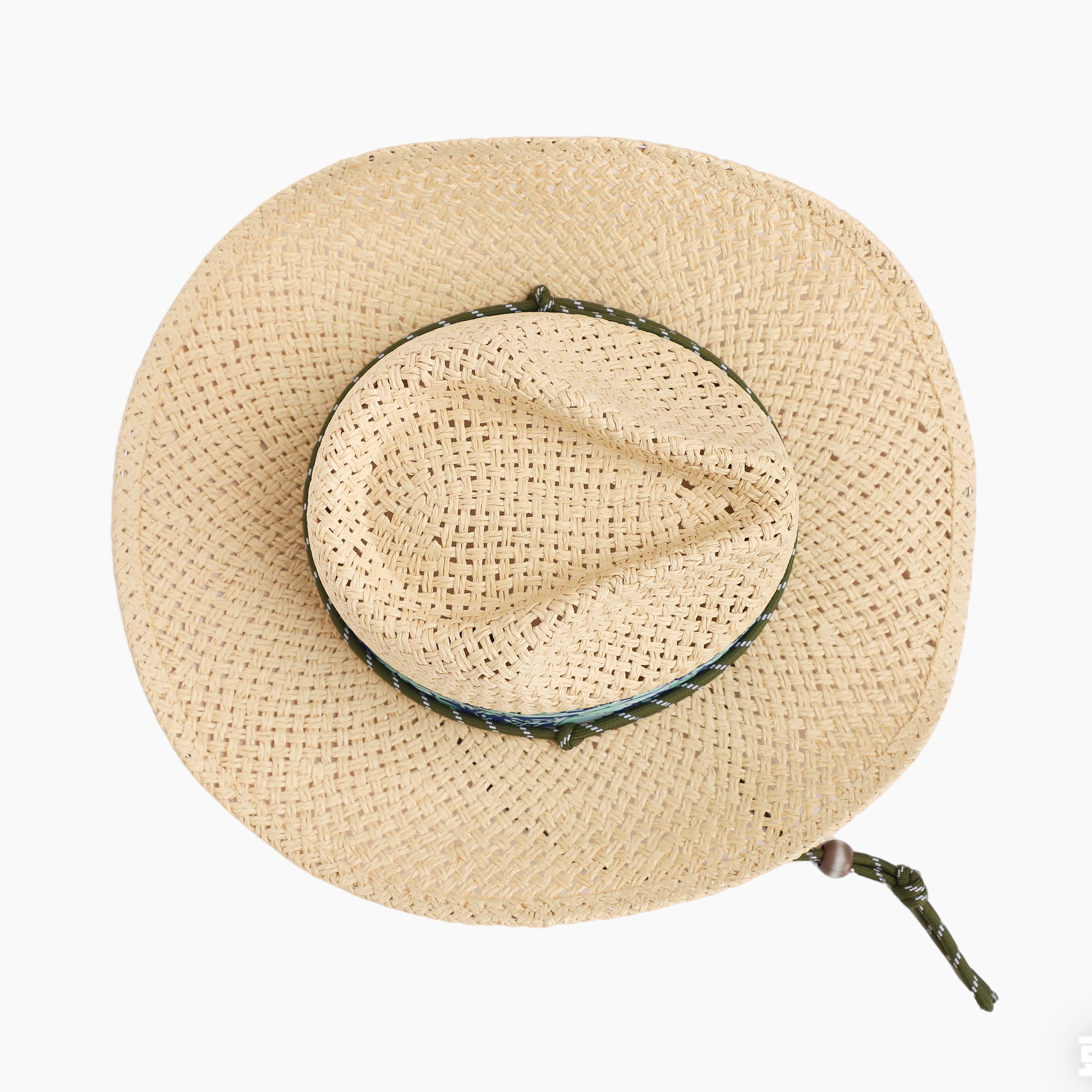 Unisex Paper Straw Fedora Hat with Wide Brim and UPF 50+ Sun Protection