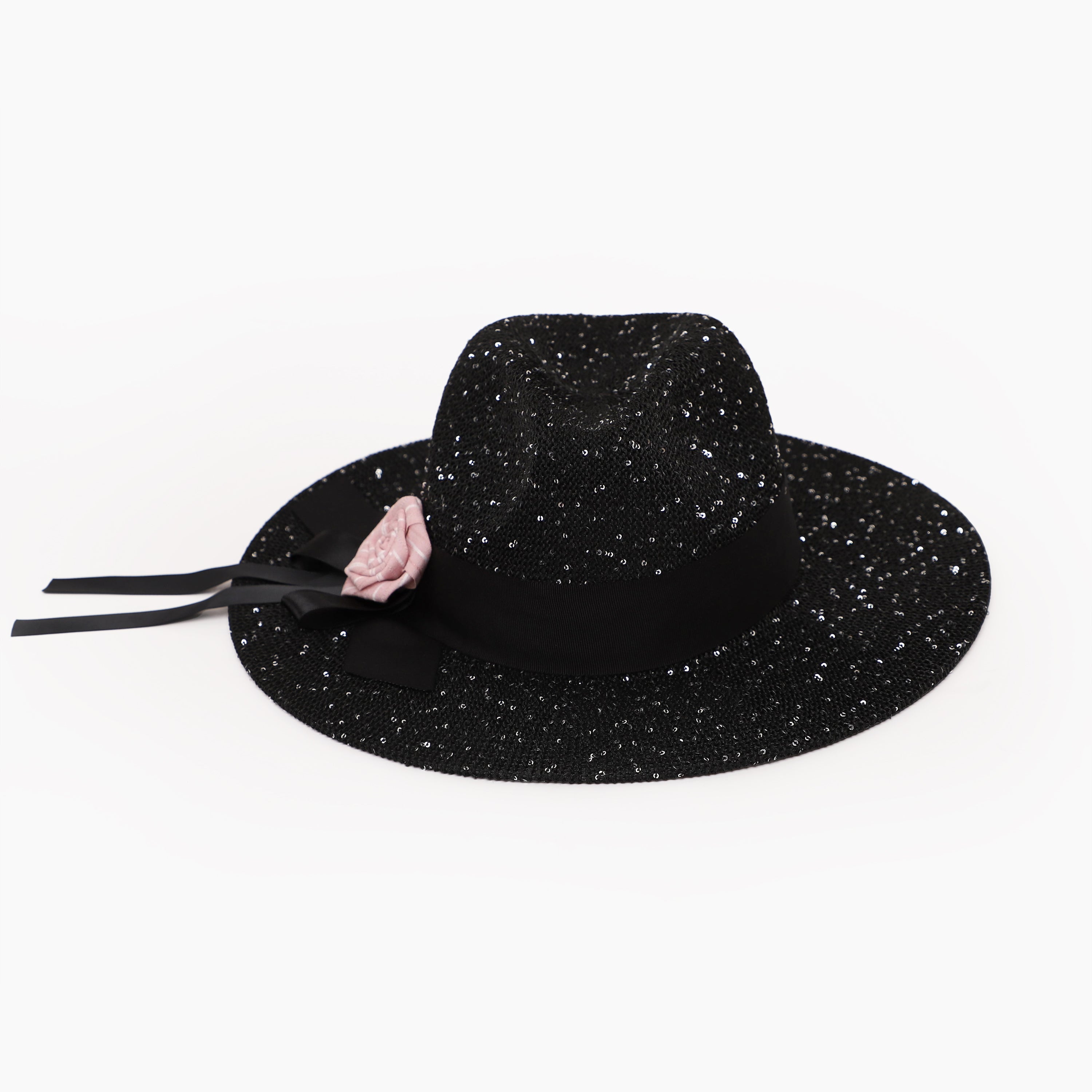 Women’s Polyester Fedora Hat with Wide Brim and UPF 50+ Sun Protection