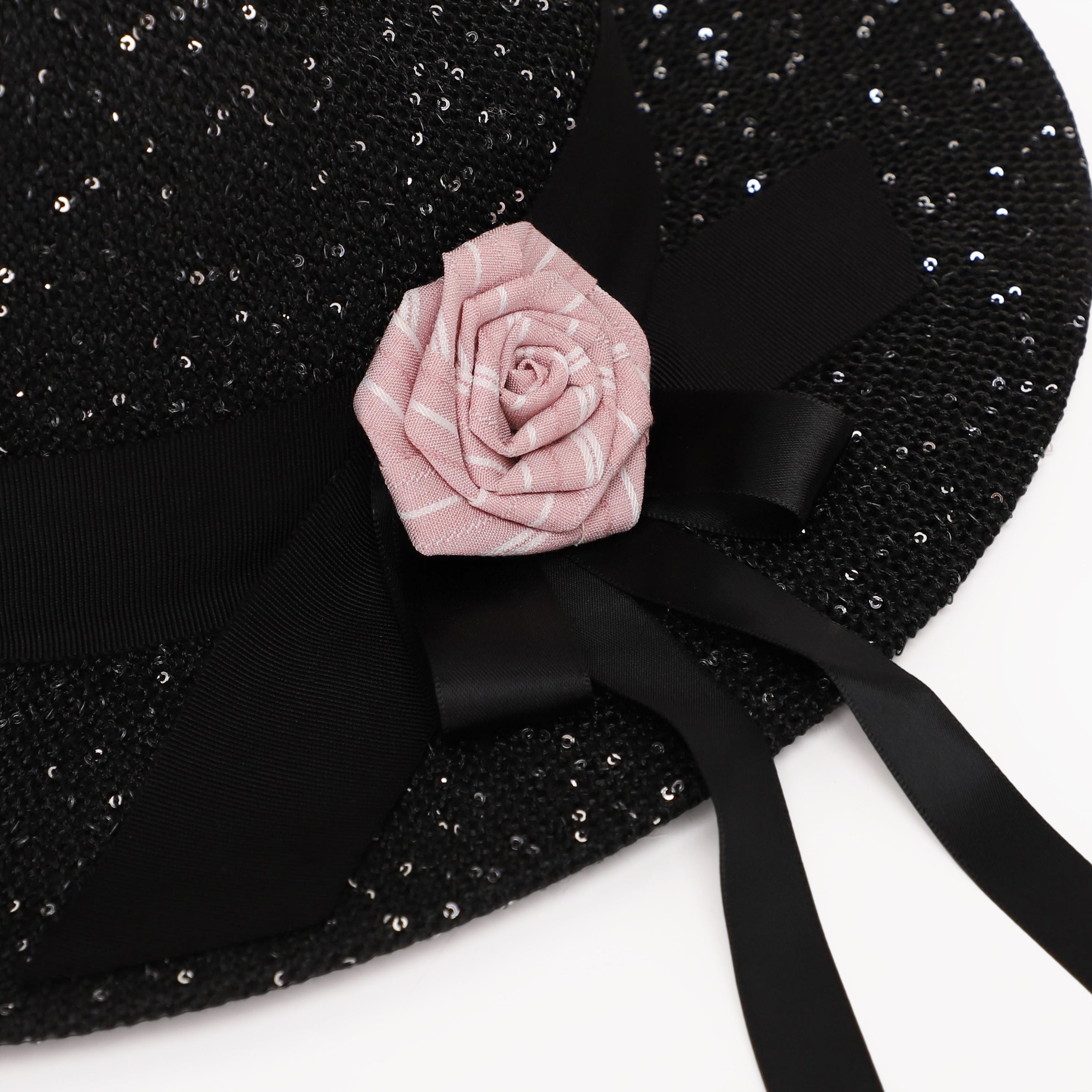 Women’s Polyester Fedora Hat with Wide Brim and UPF 50+ Sun Protection