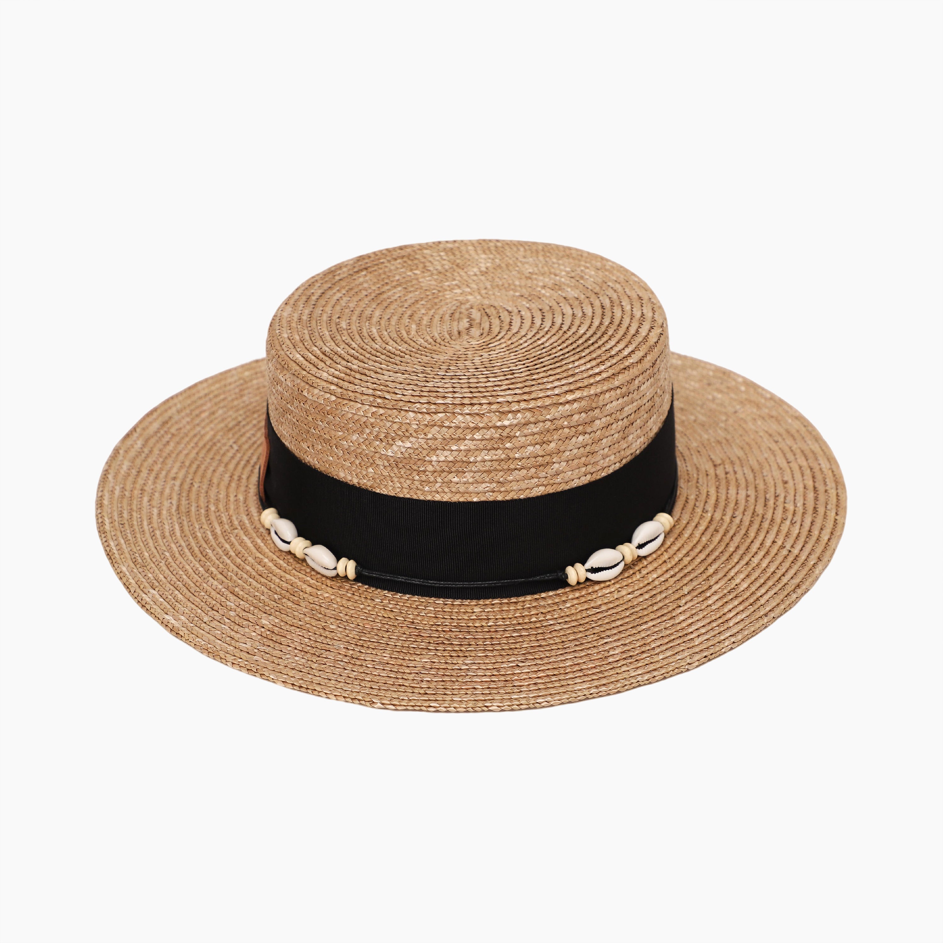 Women’s Wheat Straw Fedora Hat with Wide Brim and UPF 50+ Sun Protection