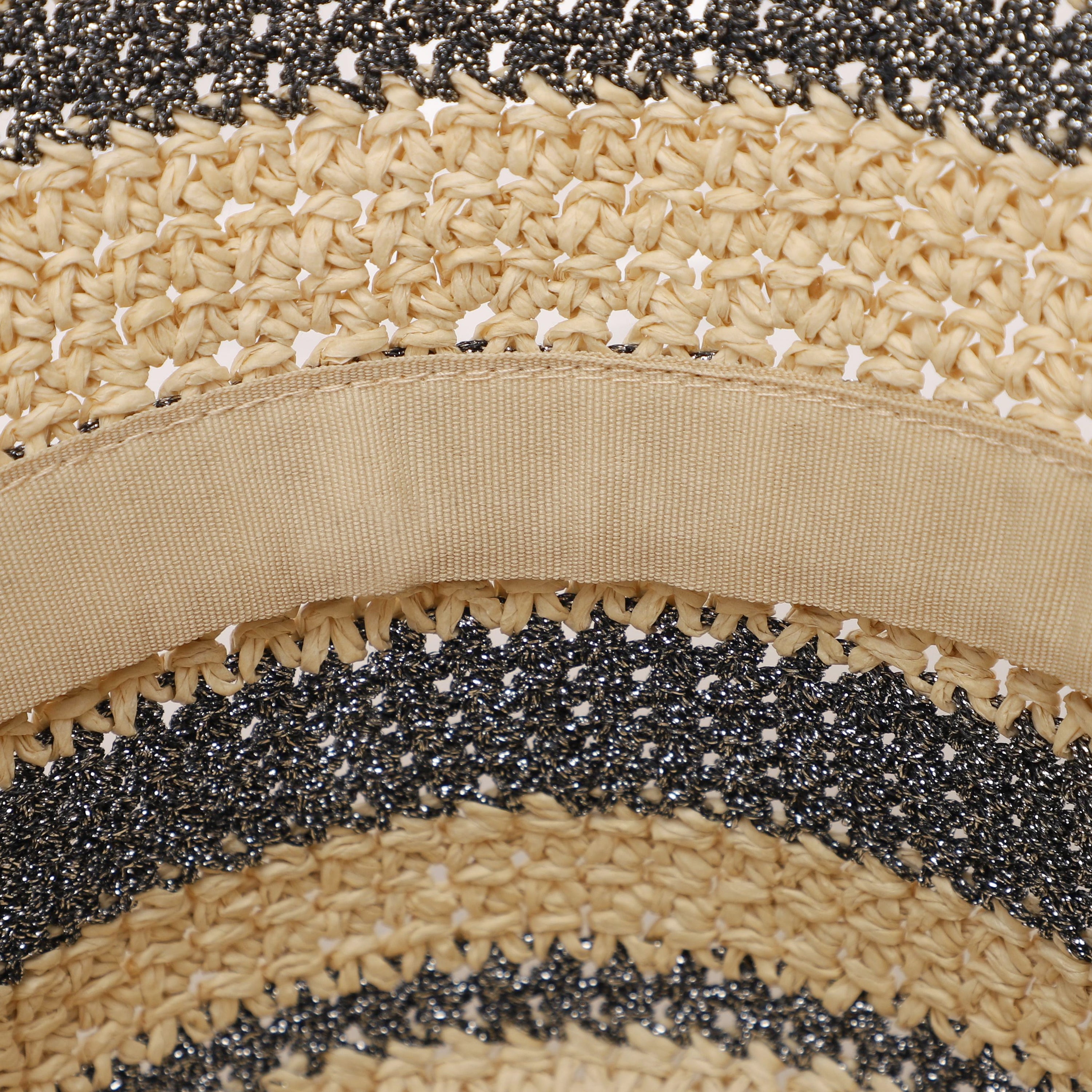 Women’s Paper Straw Sun Hat with Wide Brim and UPF 50+ Sun Protection