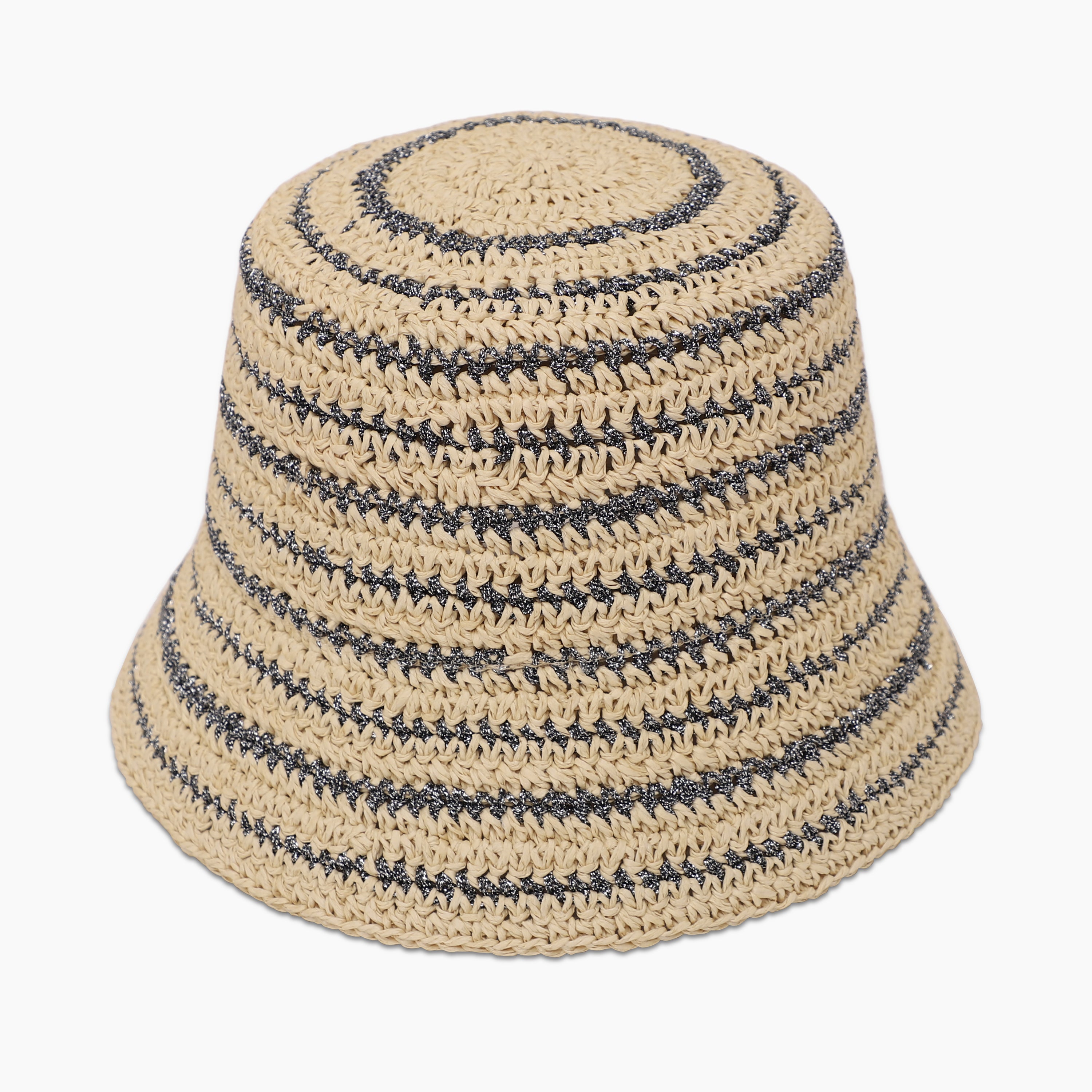 Women’s Paper Straw Sun Hat with Wide Brim and UPF 50+ Sun Protection