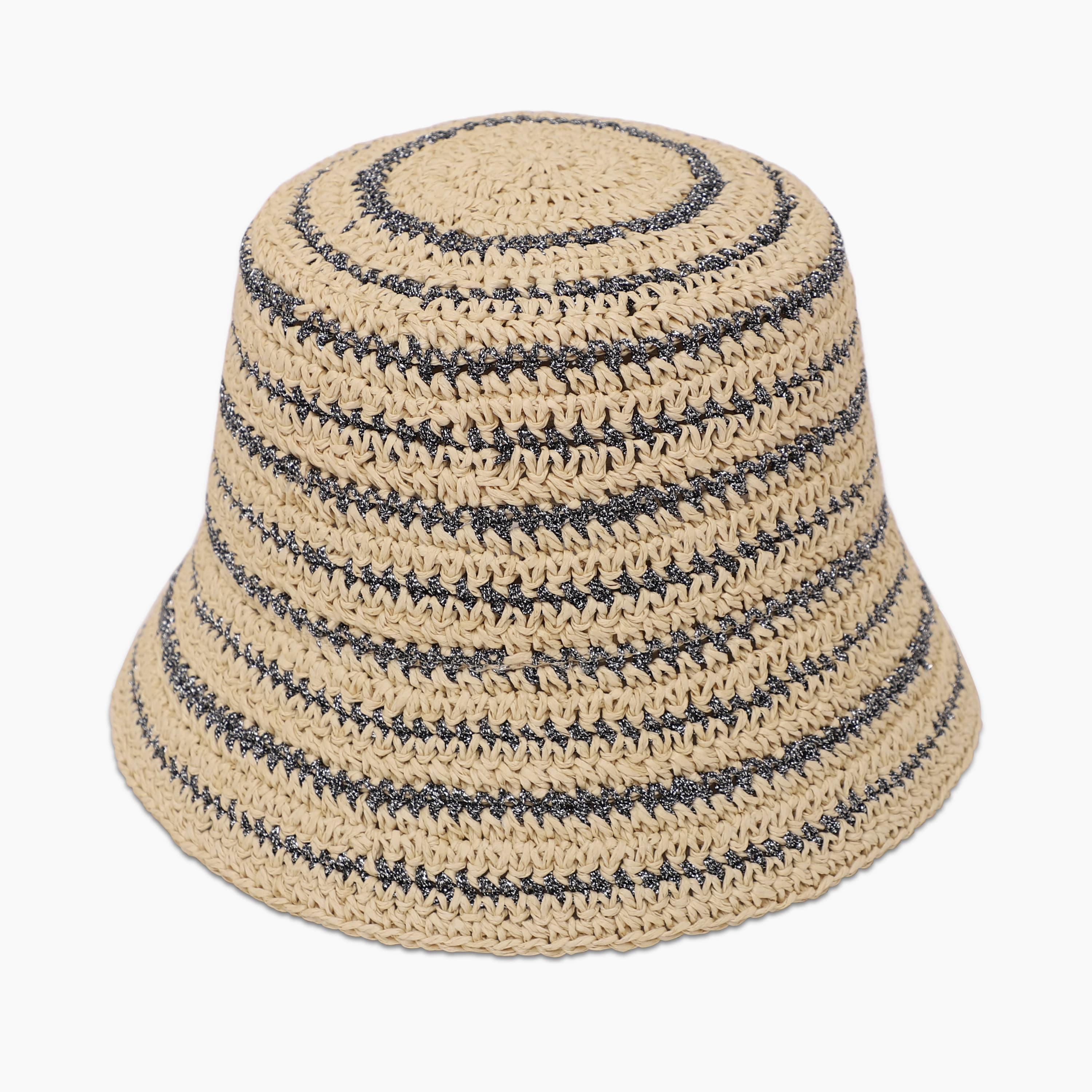 Women’s Paper Straw Sun Hat with Wide Brim and UPF 50+ Sun Protection