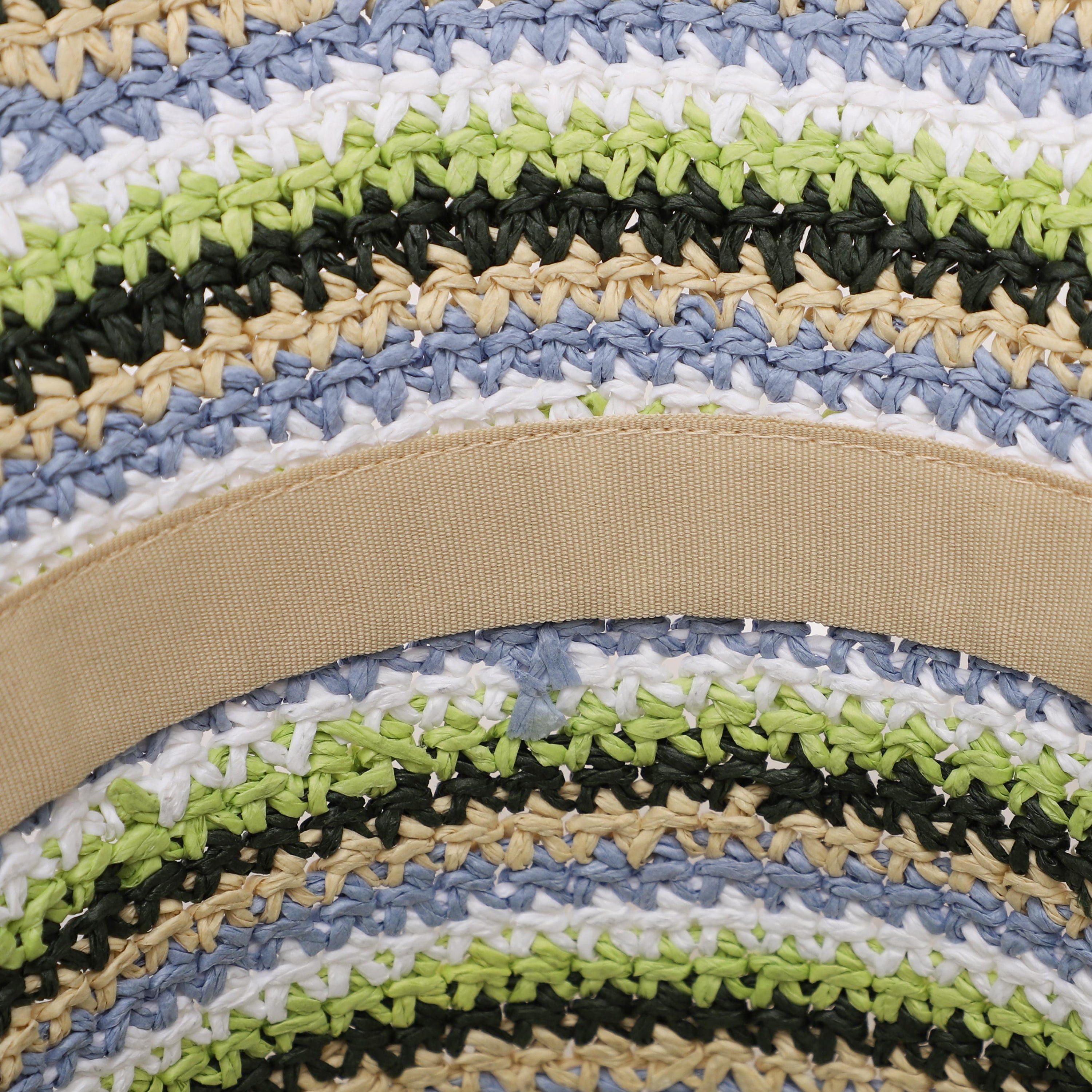 Women’s Paper Straw Sun Hat with Wide Brim and UPF 50+ Sun Protection