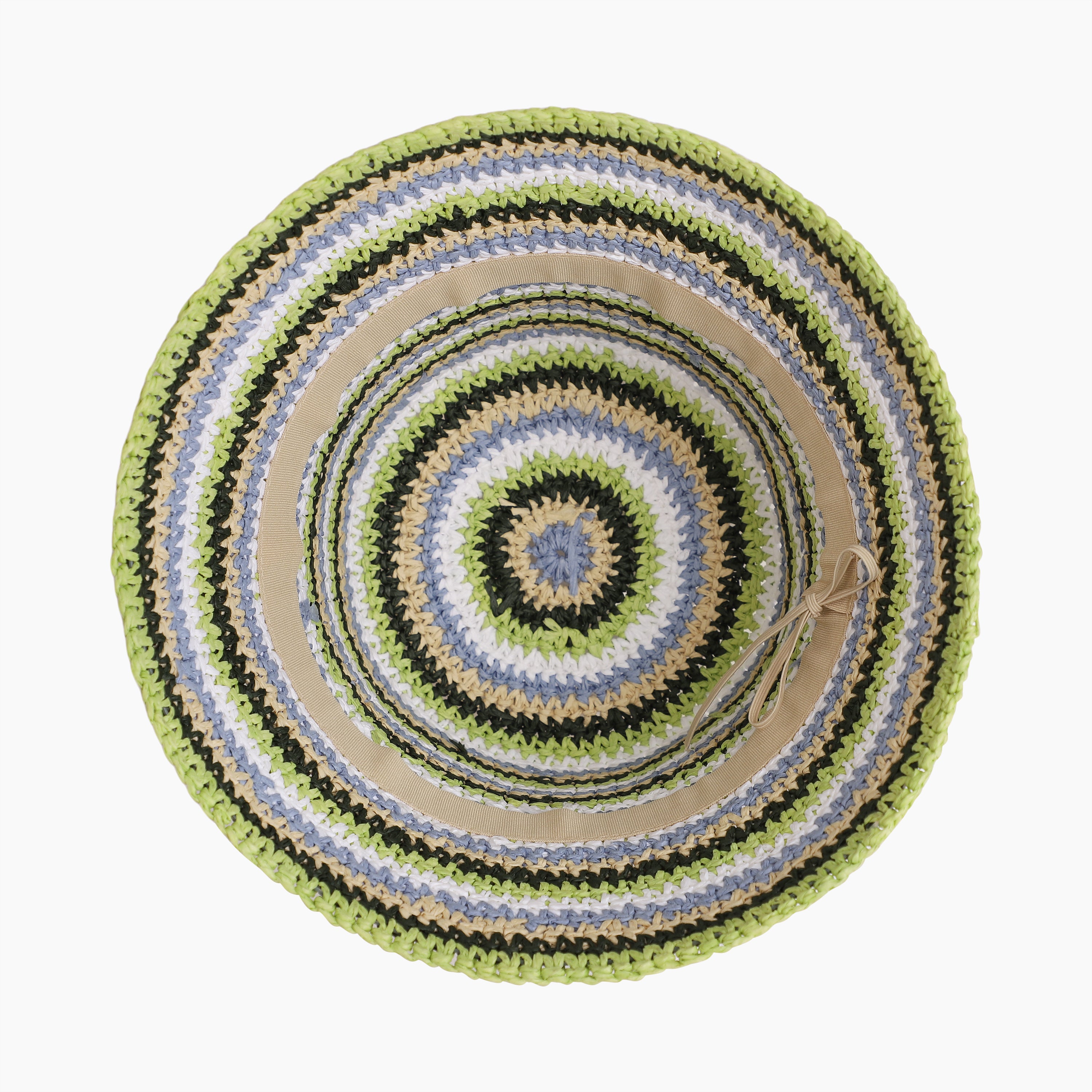 Women’s Paper Straw Sun Hat with Wide Brim and UPF 50+ Sun Protection