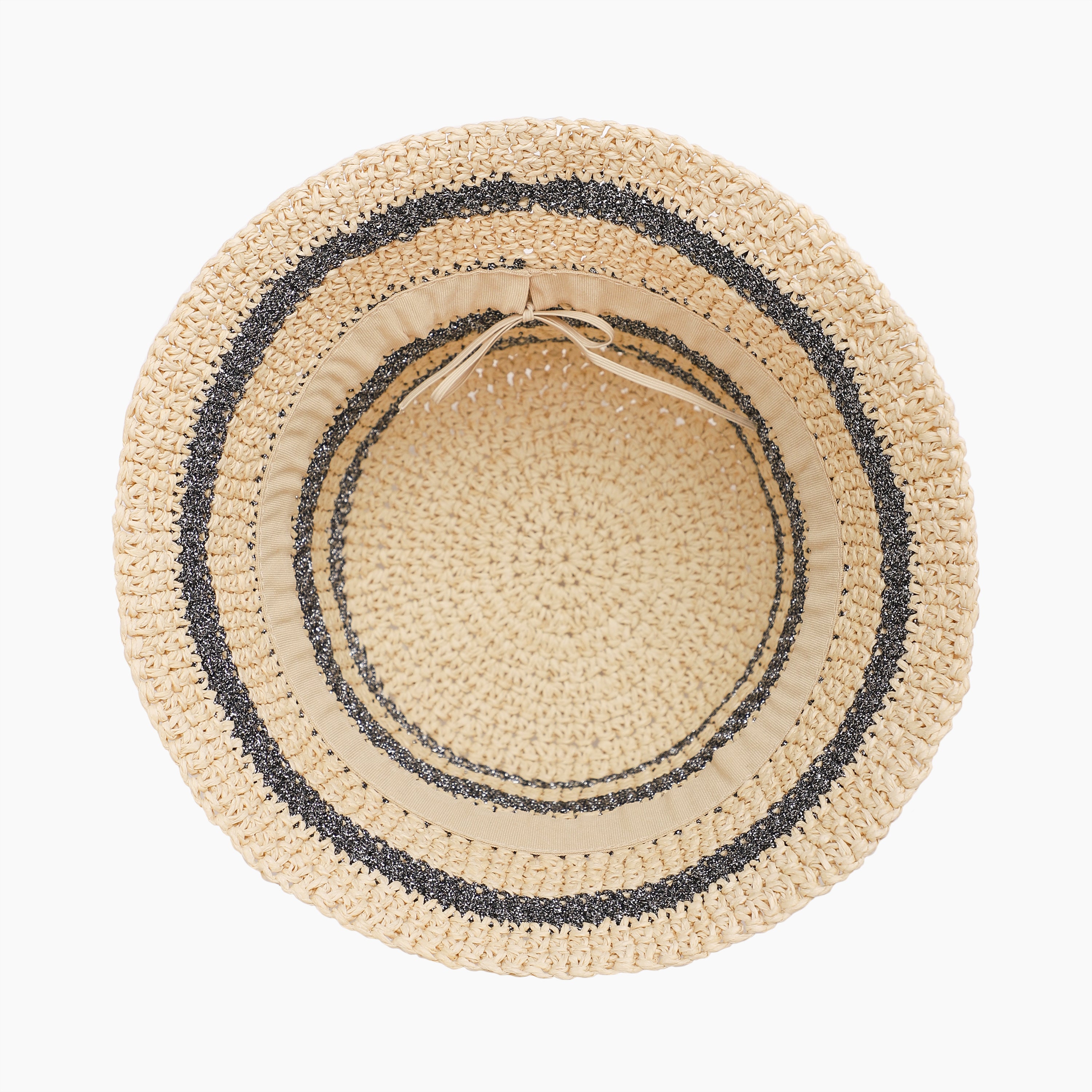 Women’s Paper Straw Sun Hat with Wide Brim and UPF 50+ Sun Protection