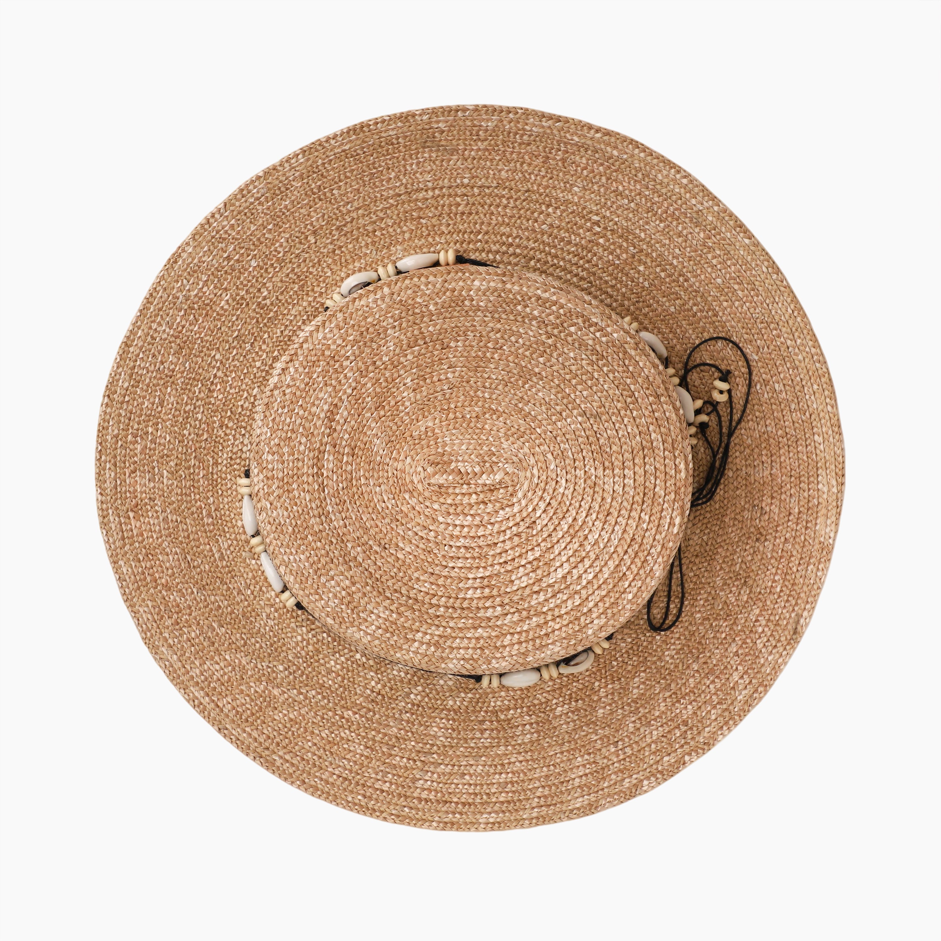 Women’s Wheat Straw Fedora Hat with Wide Brim and UPF 50+ Sun Protection