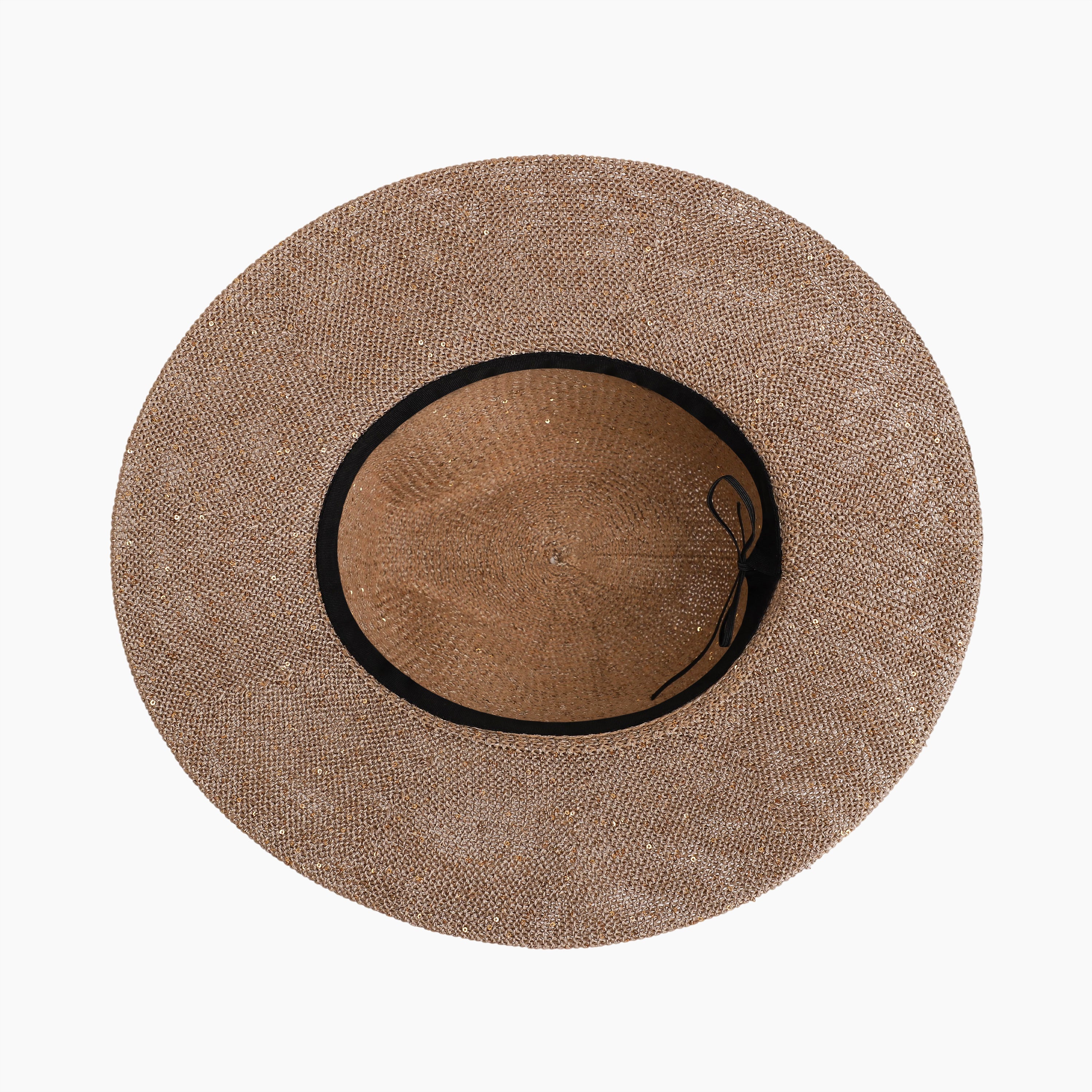 Women’s Polyester Fedora Hat with Wide Brim and UPF 50+ Sun Protection