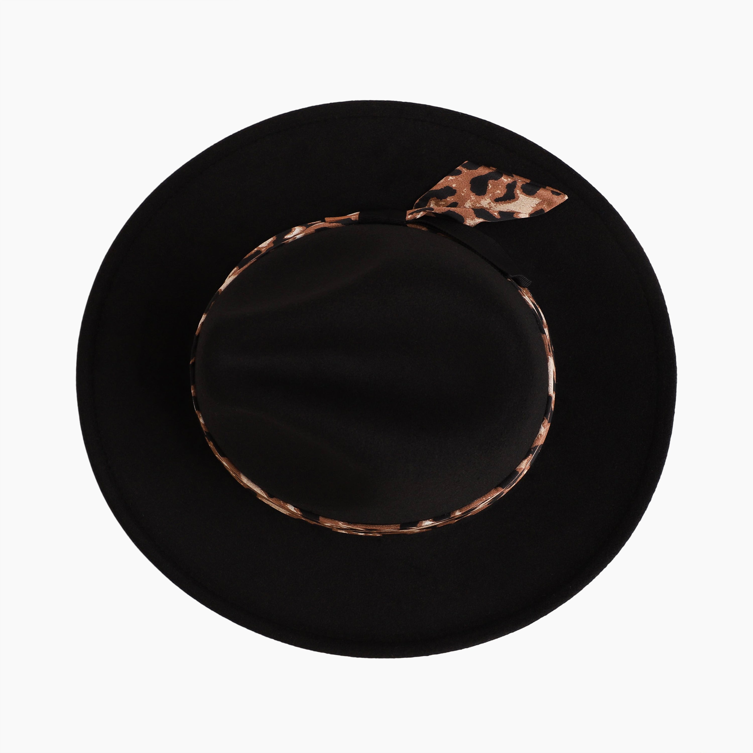 Wholesale Women’s Polyester Fedora Hat with  Flat Brim and UPF 50+ Sun Protection