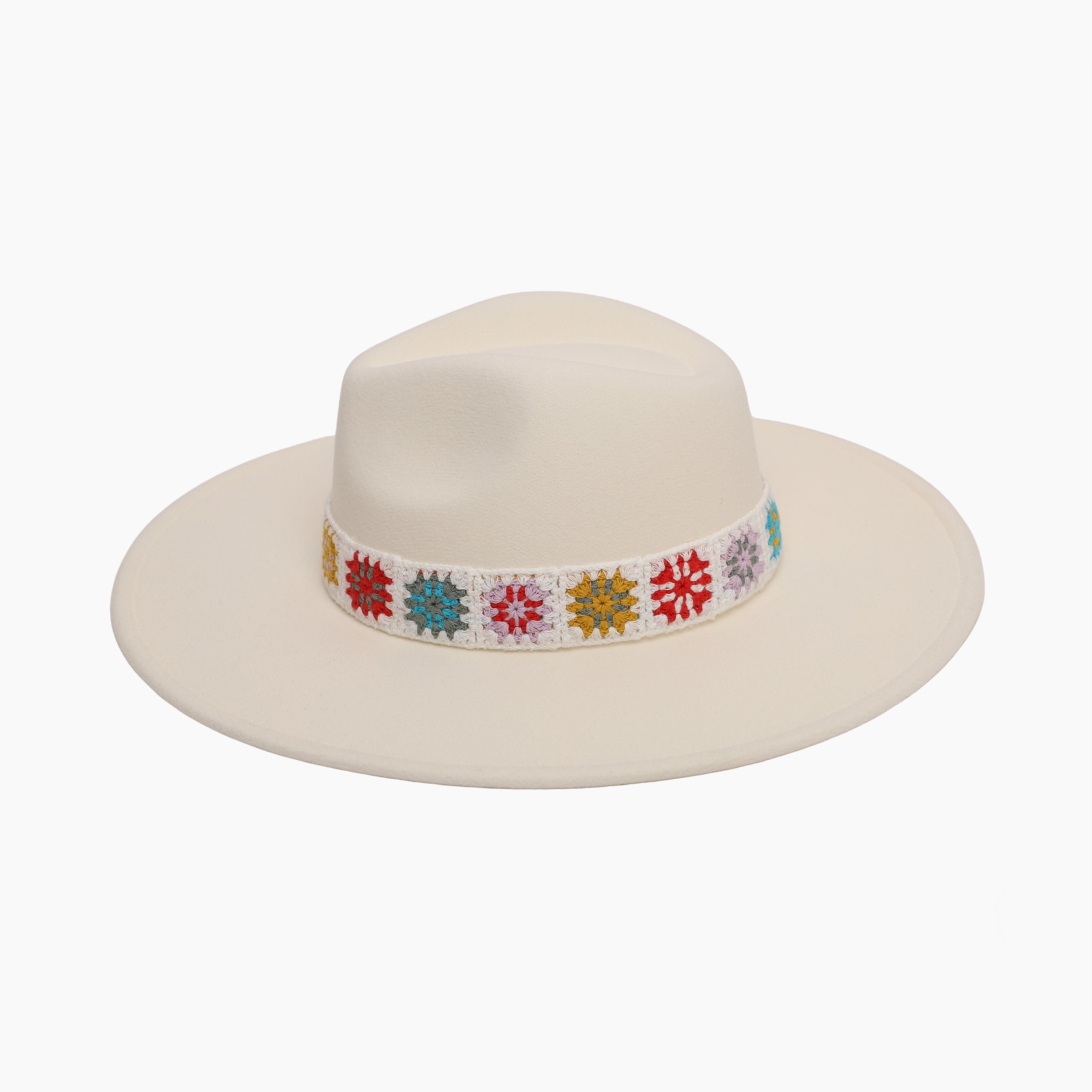 Women’s Polyester Fedora Hat with Wide Brim and UPF 50+ Sun Protection