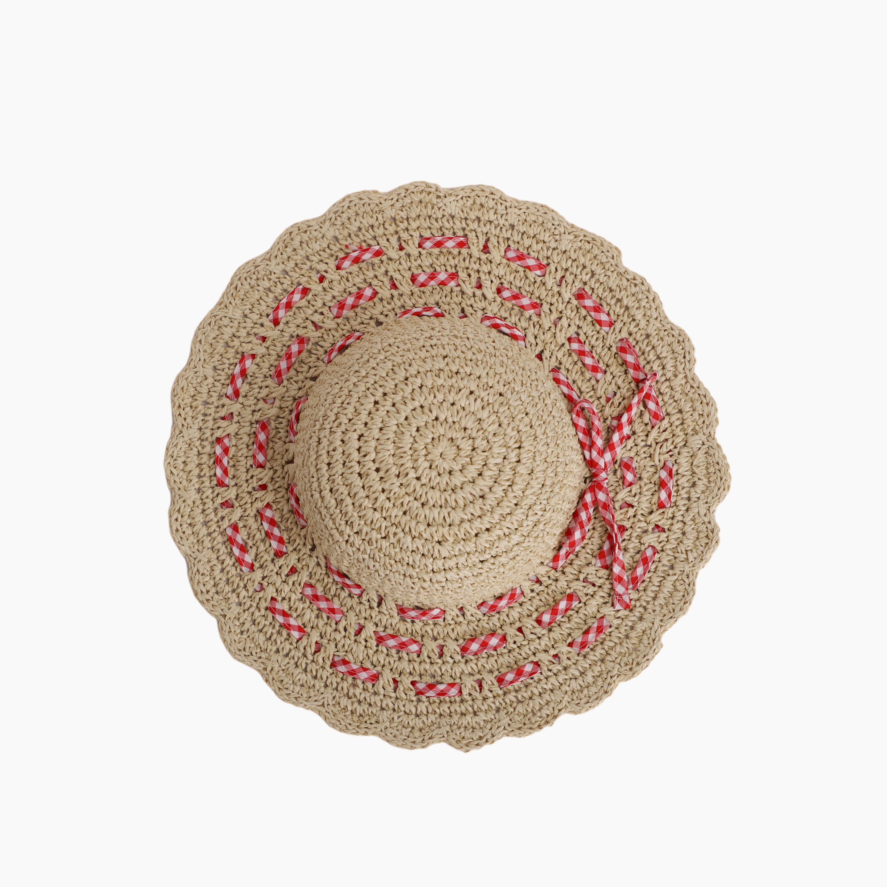 Wholesale Children’s Paper Straw Sun Hat for Ages 2–6 with UPF 50+ Sun Protection