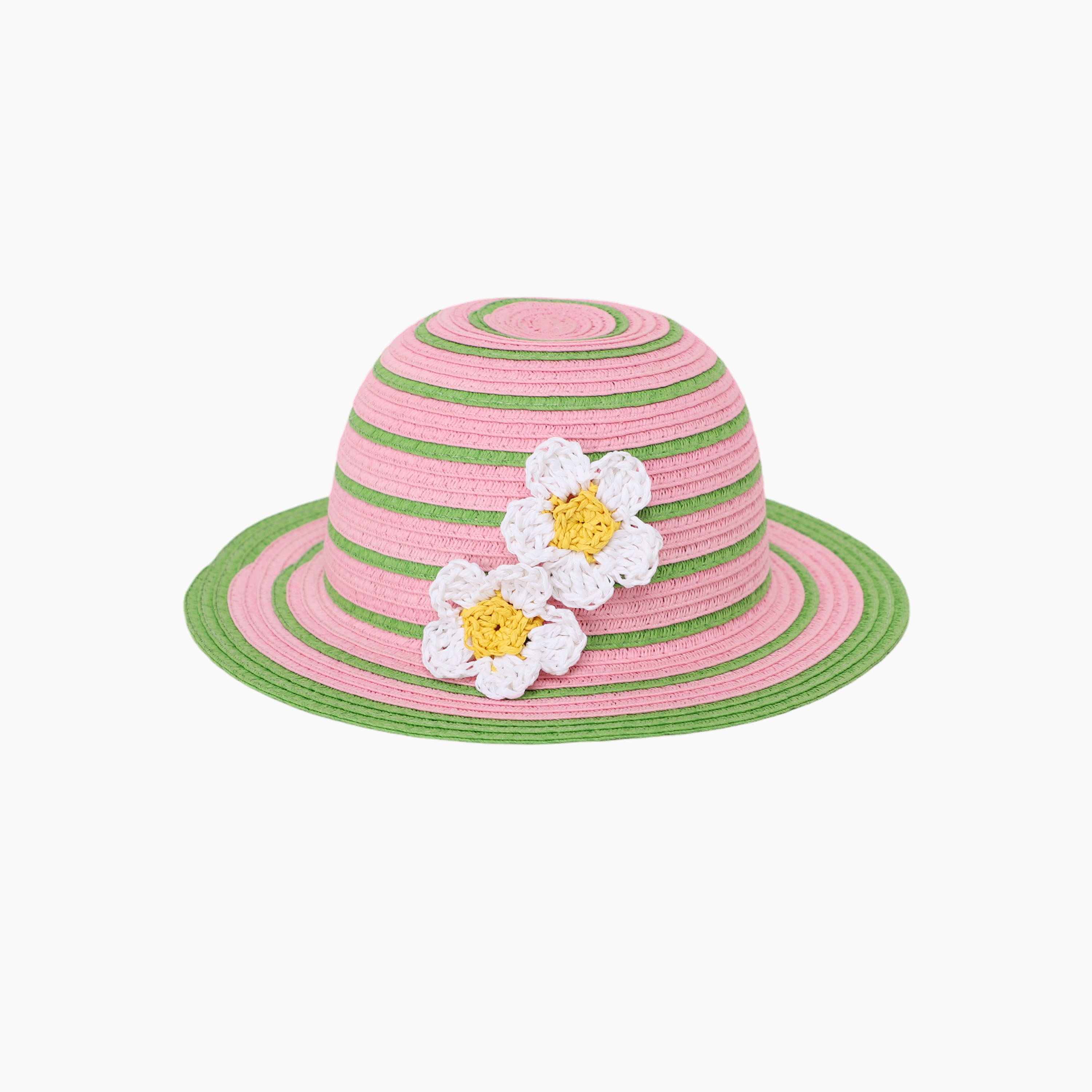 Children’s Paper Straw Sun Hat for Ages 2–6 with UPF 50+ Sun Protection